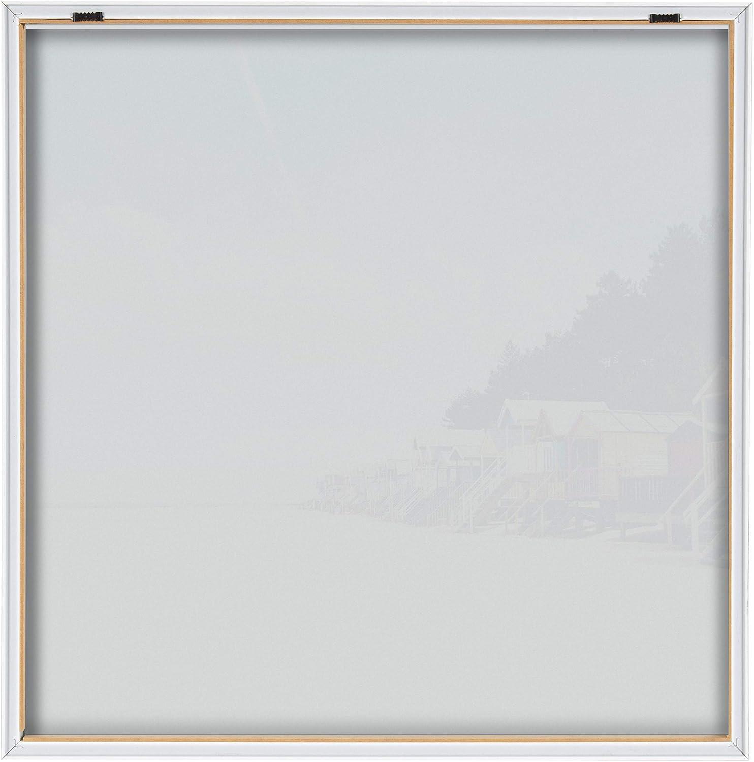 Kate & Laurel All Things Decor 24" x 24" Blake Small Spaces by Laura Evans Framed Printed Acrylic Natural : Modern Nautical Wall Decor