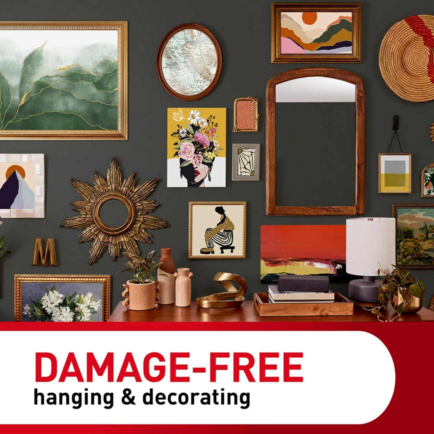 Command 20 Lb XL Heavyweight Picture Hangers, Damage-Free Hanging, 8 Pairs