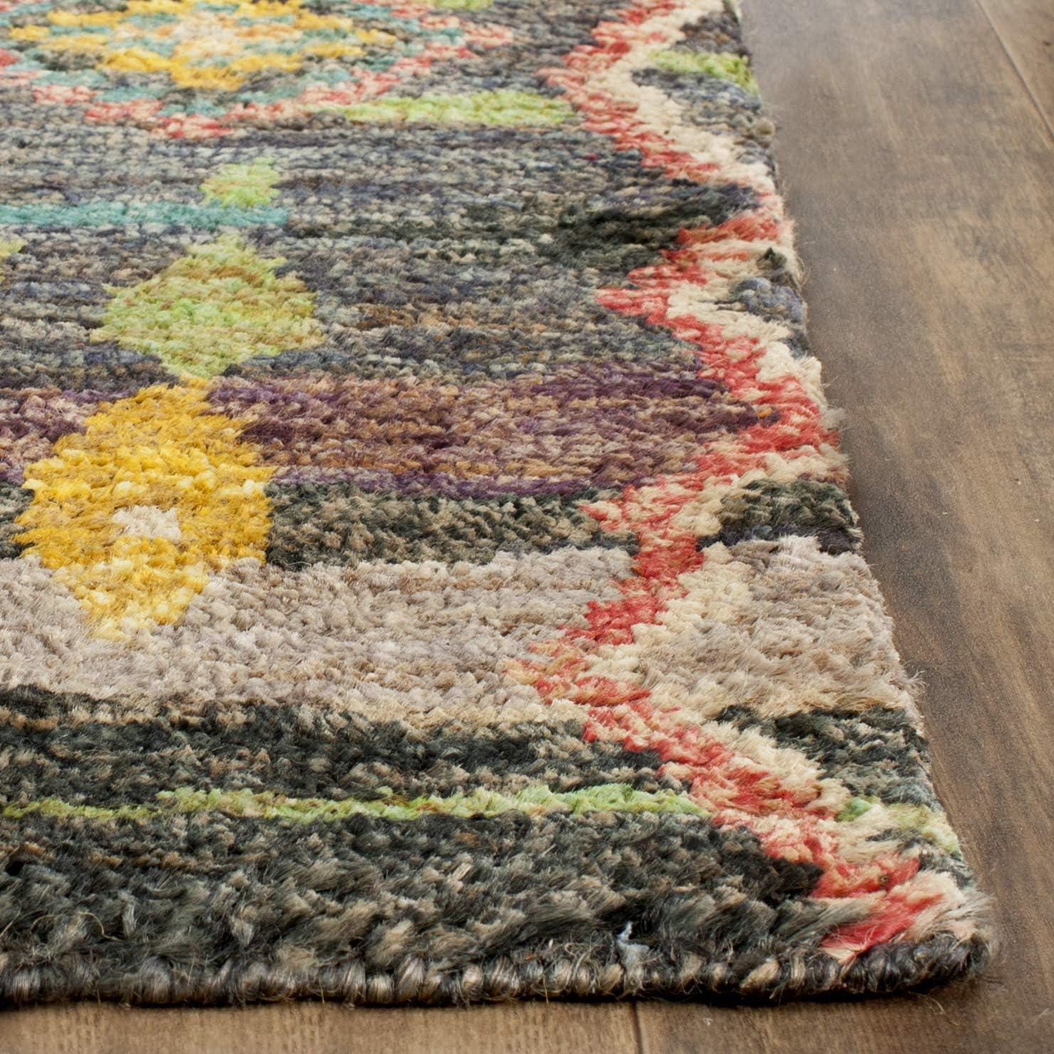 Yates Hand Knotted Wool Geometric Rug