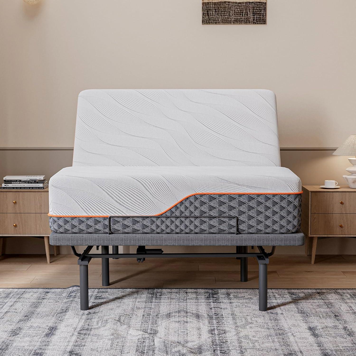 Zero Gravity Adjustable Bed with 14" Hybrid Mattress E3000 Series