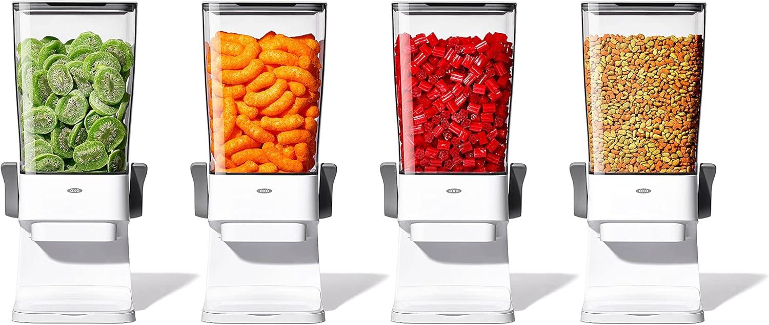 OXO Good Grips Kitchen Countertop Snack Cereal Dispenser Canister, 5.5 Quart
