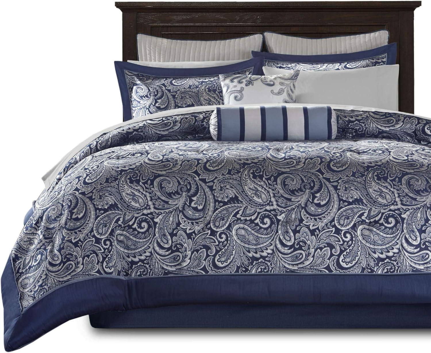 Aubrey 12 Piece Comforter Set with Cotton Bed Sheets