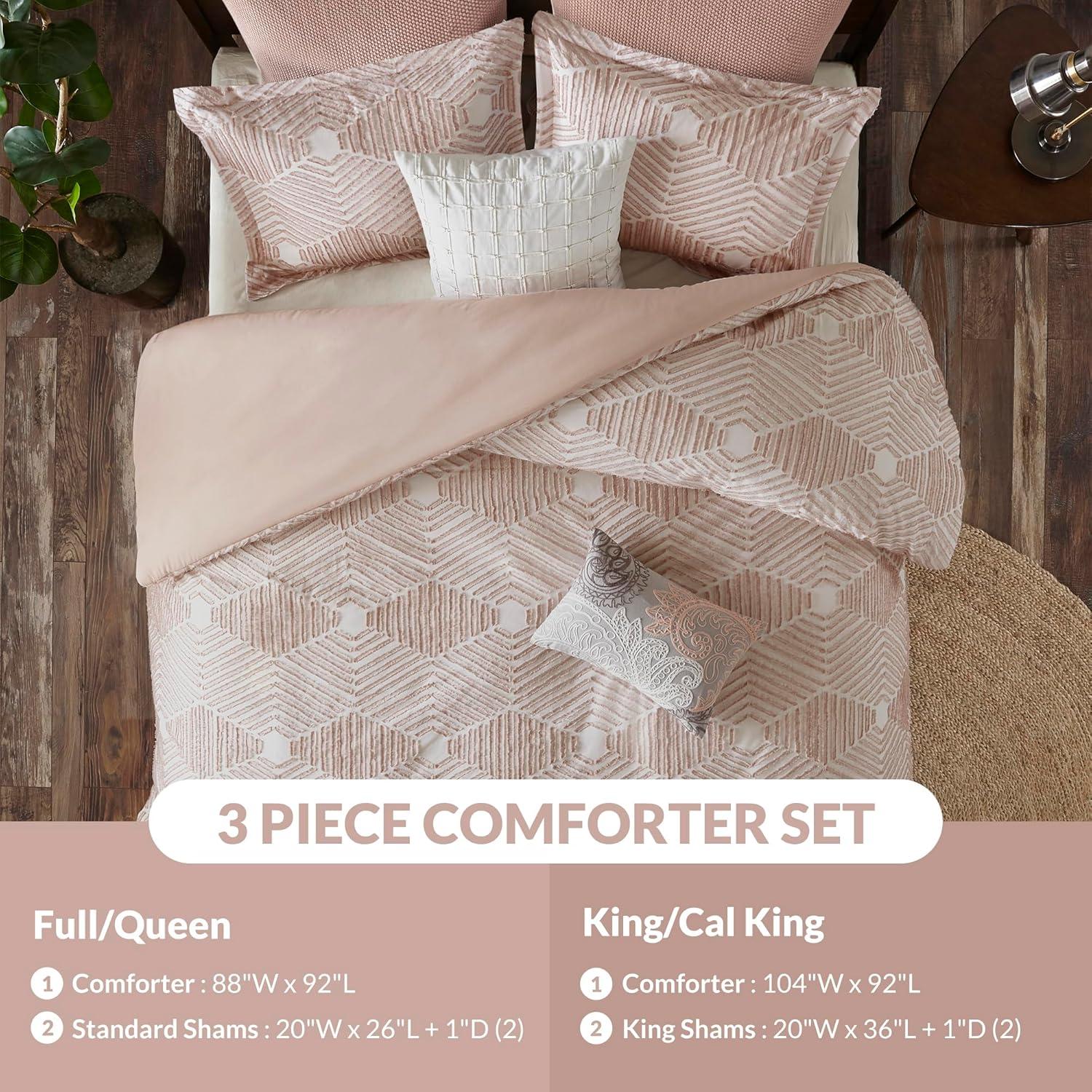 INK+IVY Ellipse Cotton Jacquard Comforter Set