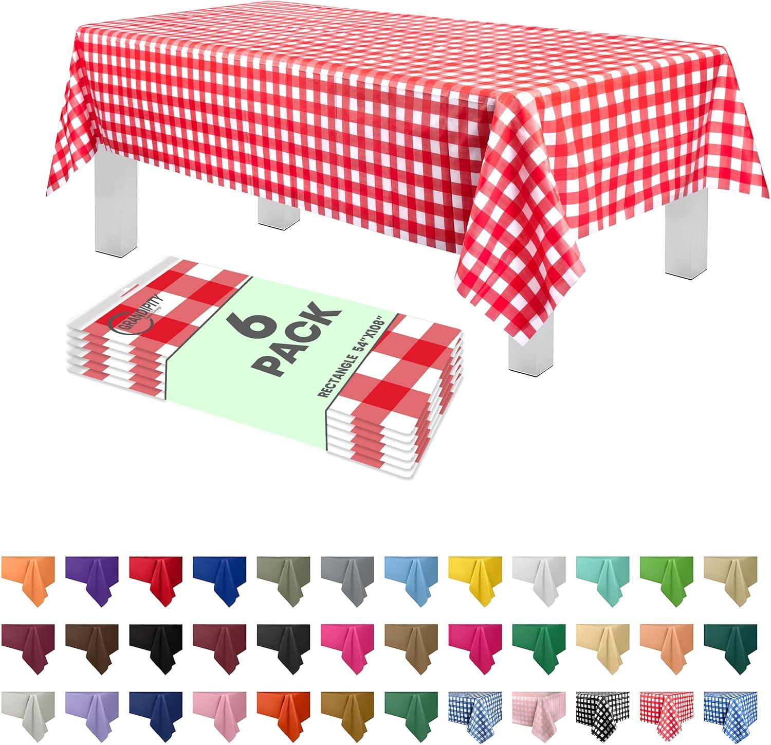 Grandipity Disposable Tablecloth (Set of 6)