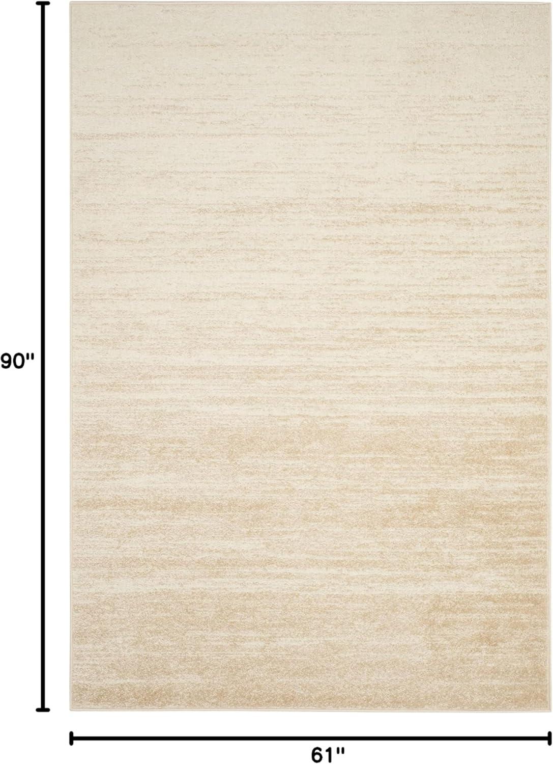 Adirondack ADR113 Machine Made Indoor Area Rug - Champagne/Cream - 5'-1"x7'-6" - Safavieh