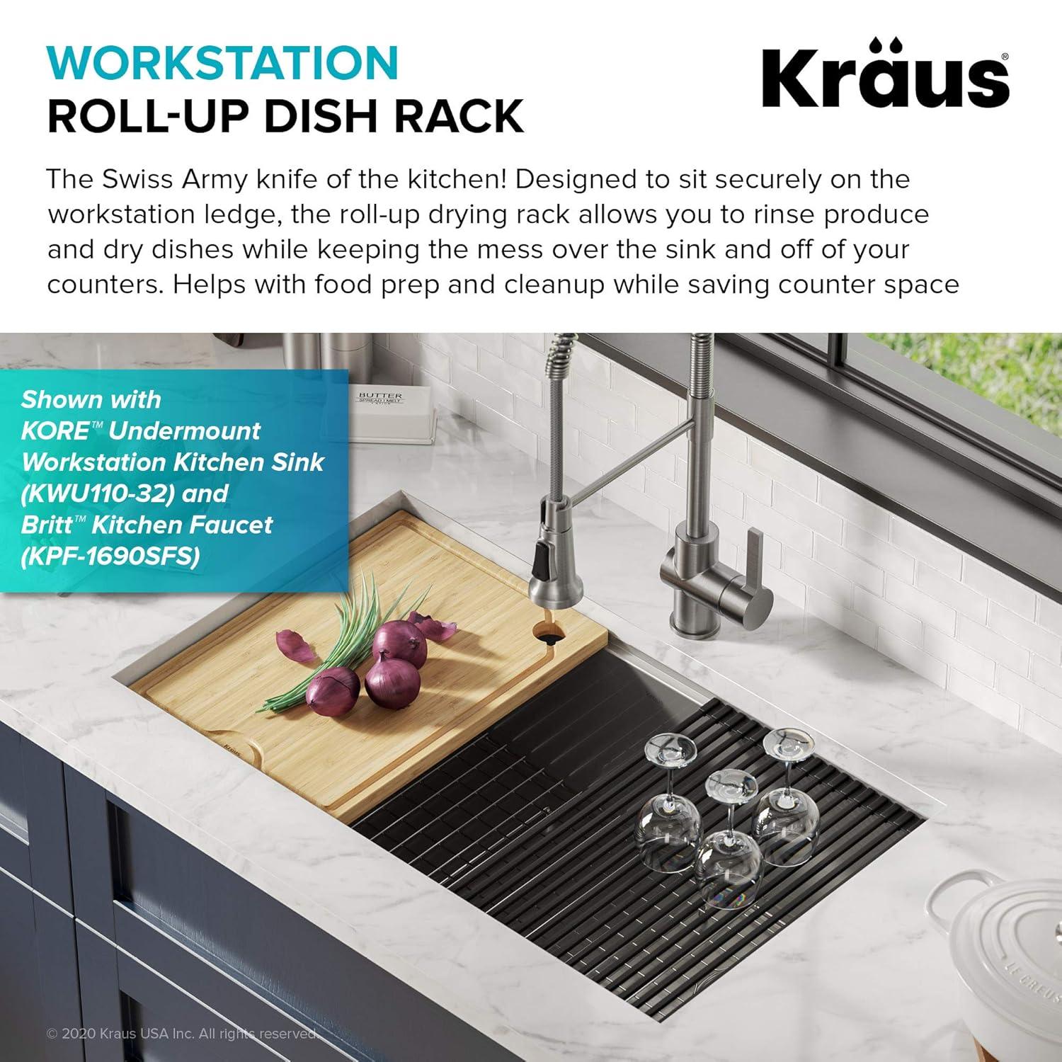 Kraus Kore Over the Sink Dish Rack