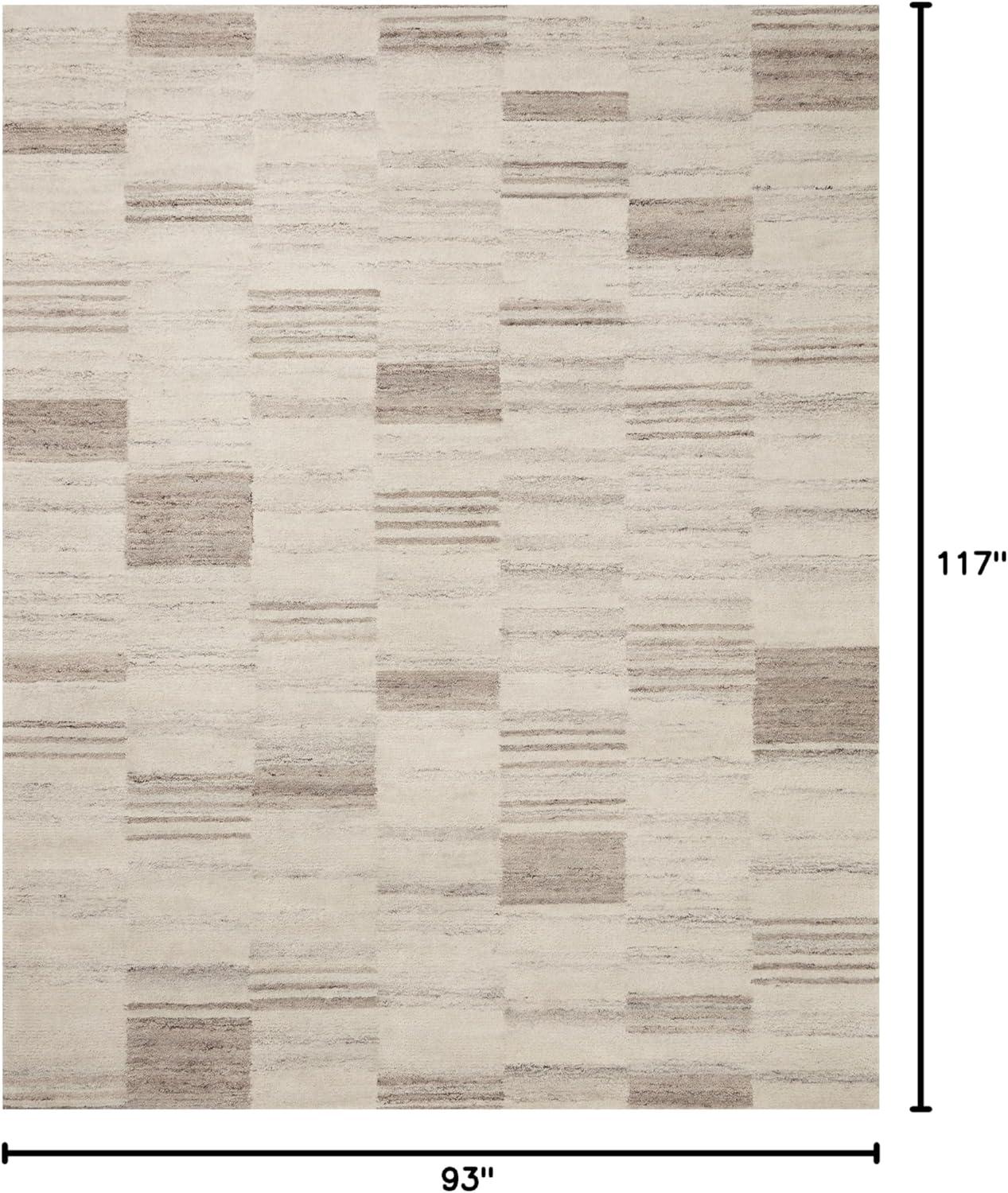 Amber Lewis x Loloi Rocky Natural / Fog Area Rug