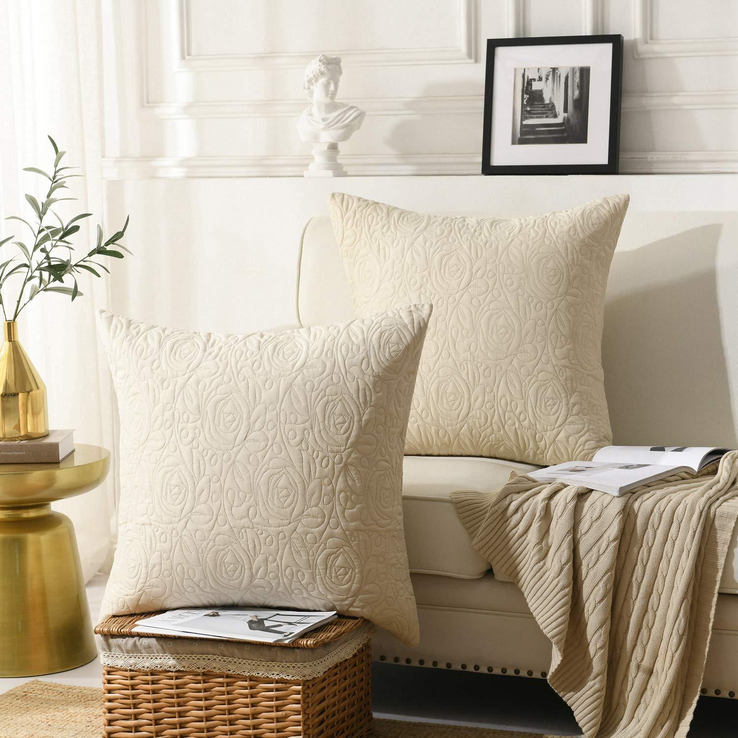 MarCielo Embroidered Pillow Cover