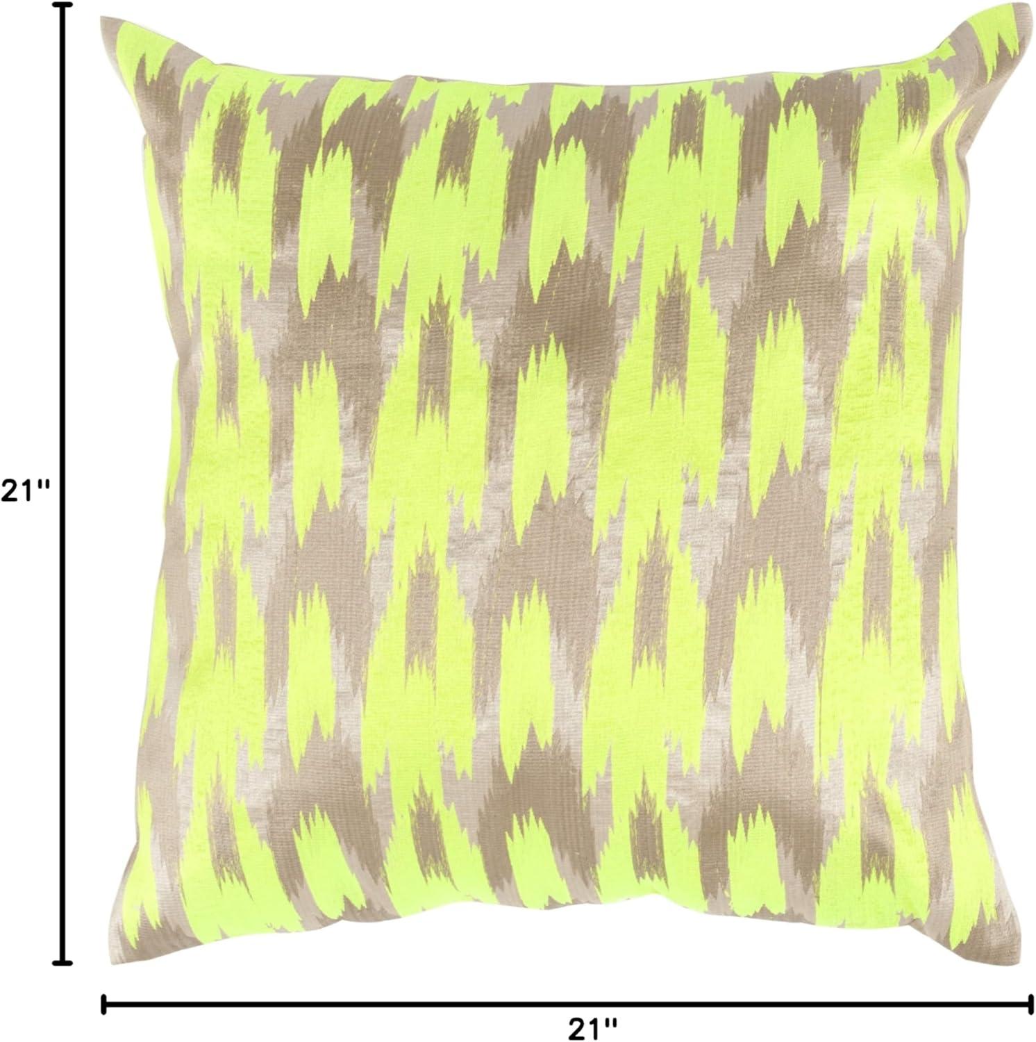 Feather Reversible Throw Pillow