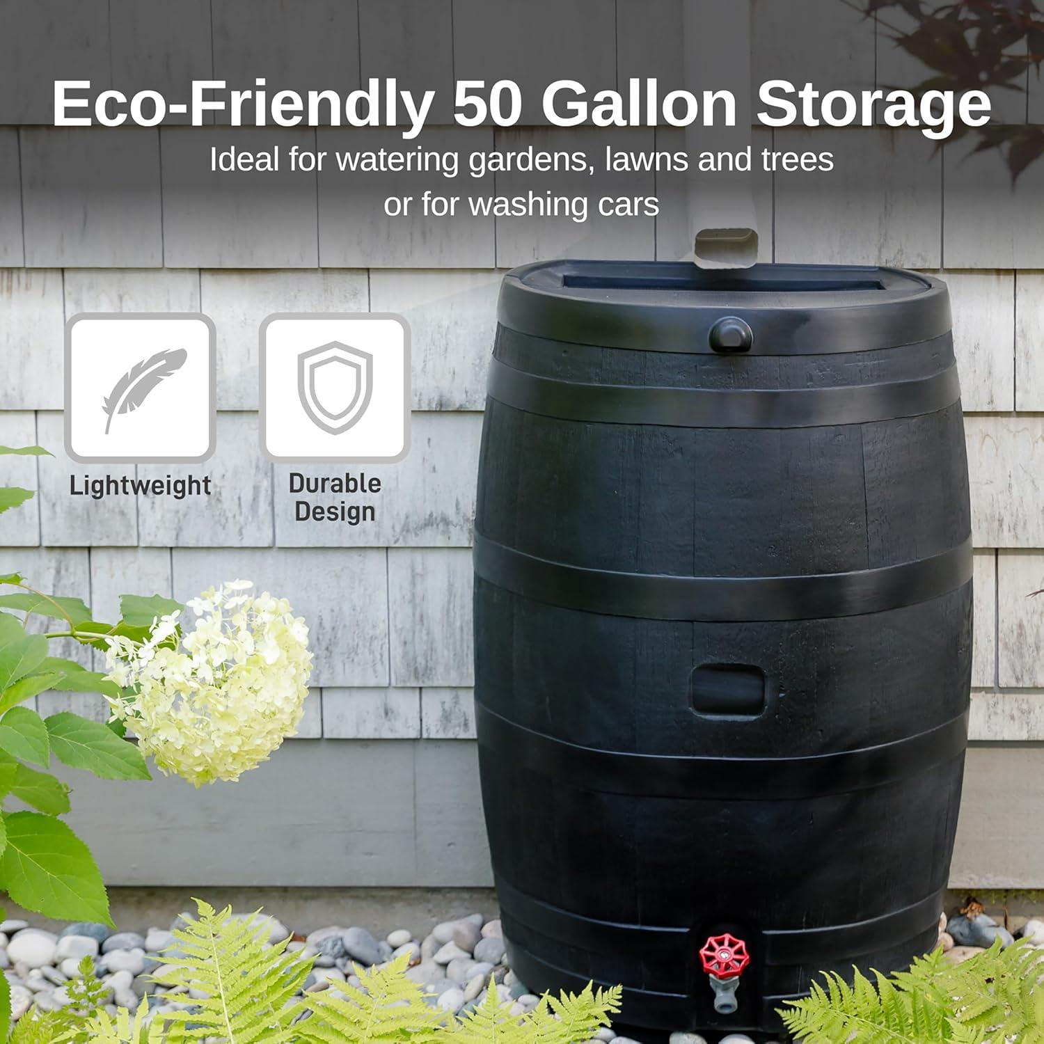 RTS Companies RTS Home Accents 50 Gallon Eco Rain Barrel