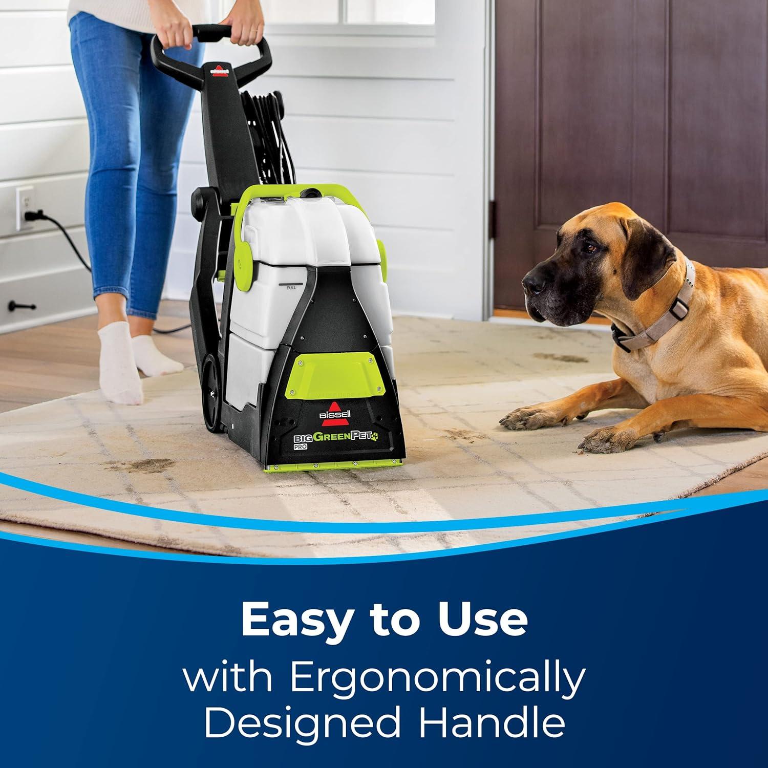 BISSELL Big PET PRO Carpet Cleaner, 3288, Extra Large, Black/Green