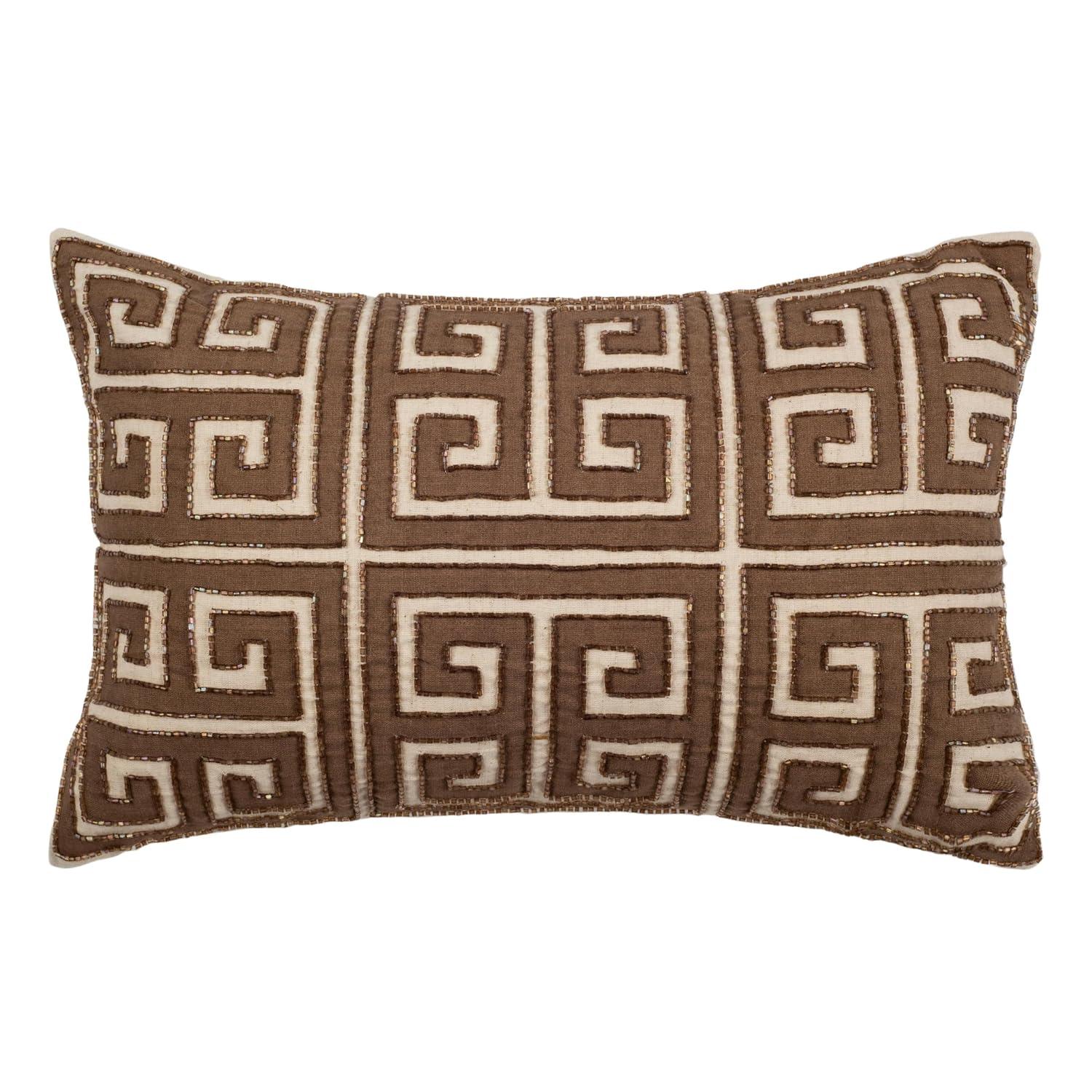 Safavieh Embroidered Feather Throw Pillow (Set of 2)