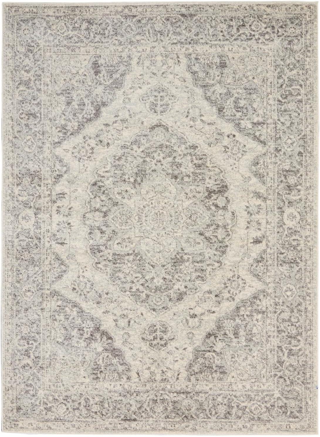 Nourison Tranquil Vintage Persian Center Medallion Area Rug