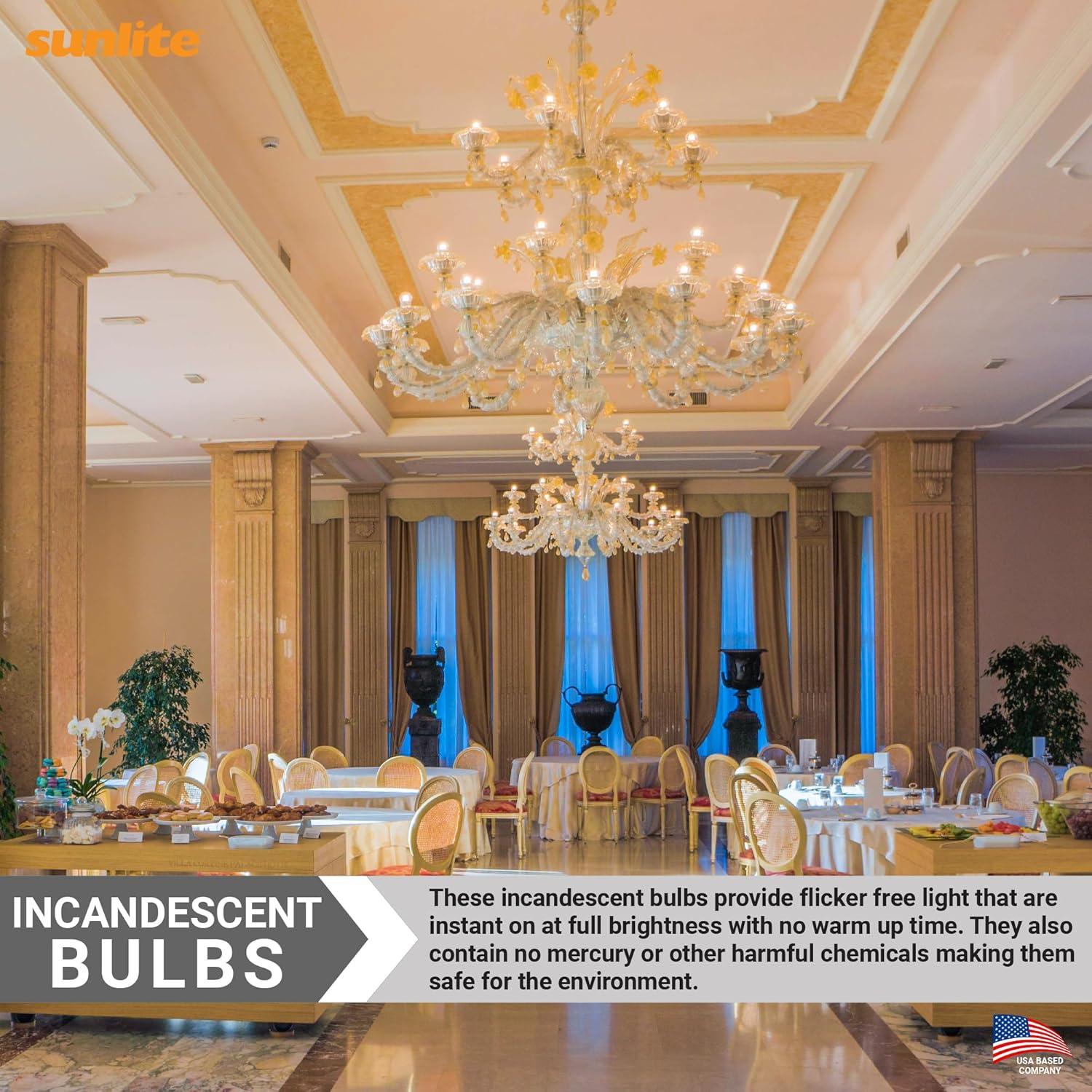 Soft White Frosted Decorative Incandescent Flame Tip Bulbs, 25W, 12 Pack