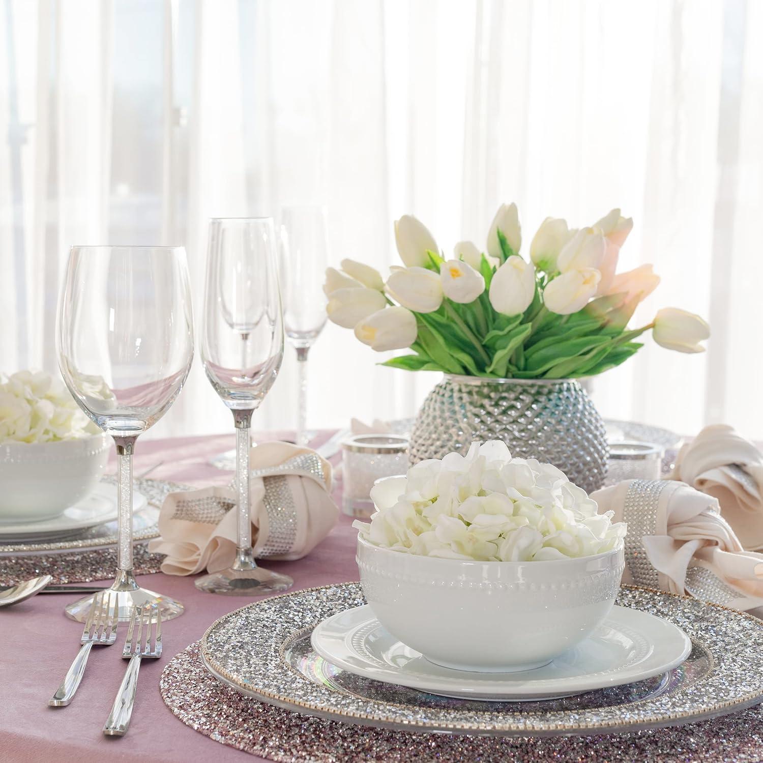Sparkles Home Vetrina Stem Wine Glass Set