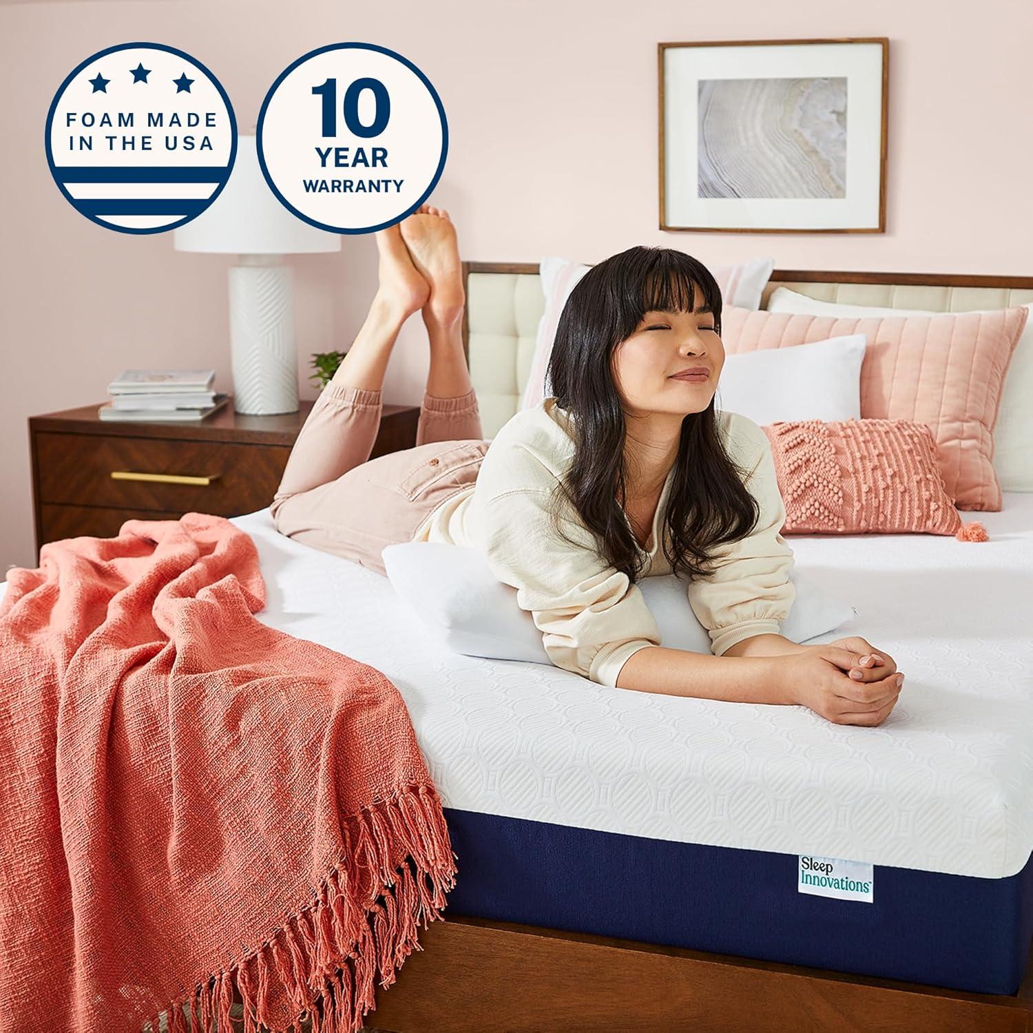 Sleep Innovations Shiloh 12" Medium Memory Foam Mattress