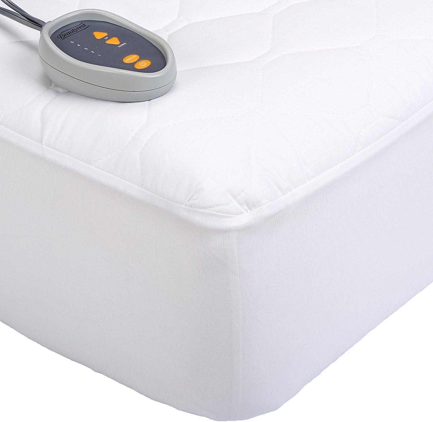 Cotton Blend Heated Mattress Pad - Beautyrest