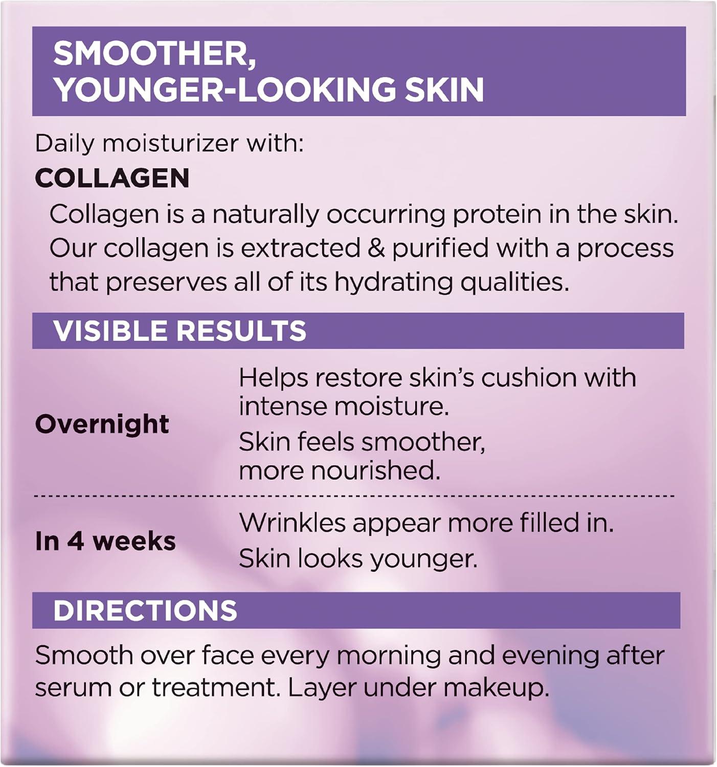 L'Oreal Paris Collagen Moisture Filler Anti-Aging Night Cream, 1.7 oz