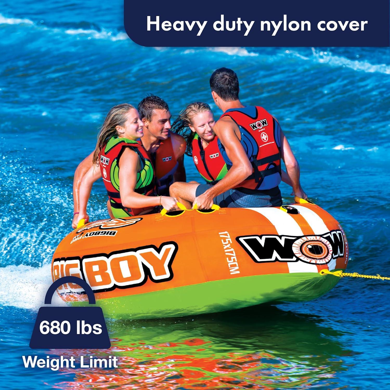 WOW World of Watersports, 15-1130, Big Boy Racing Towable, 1 to 4 Person