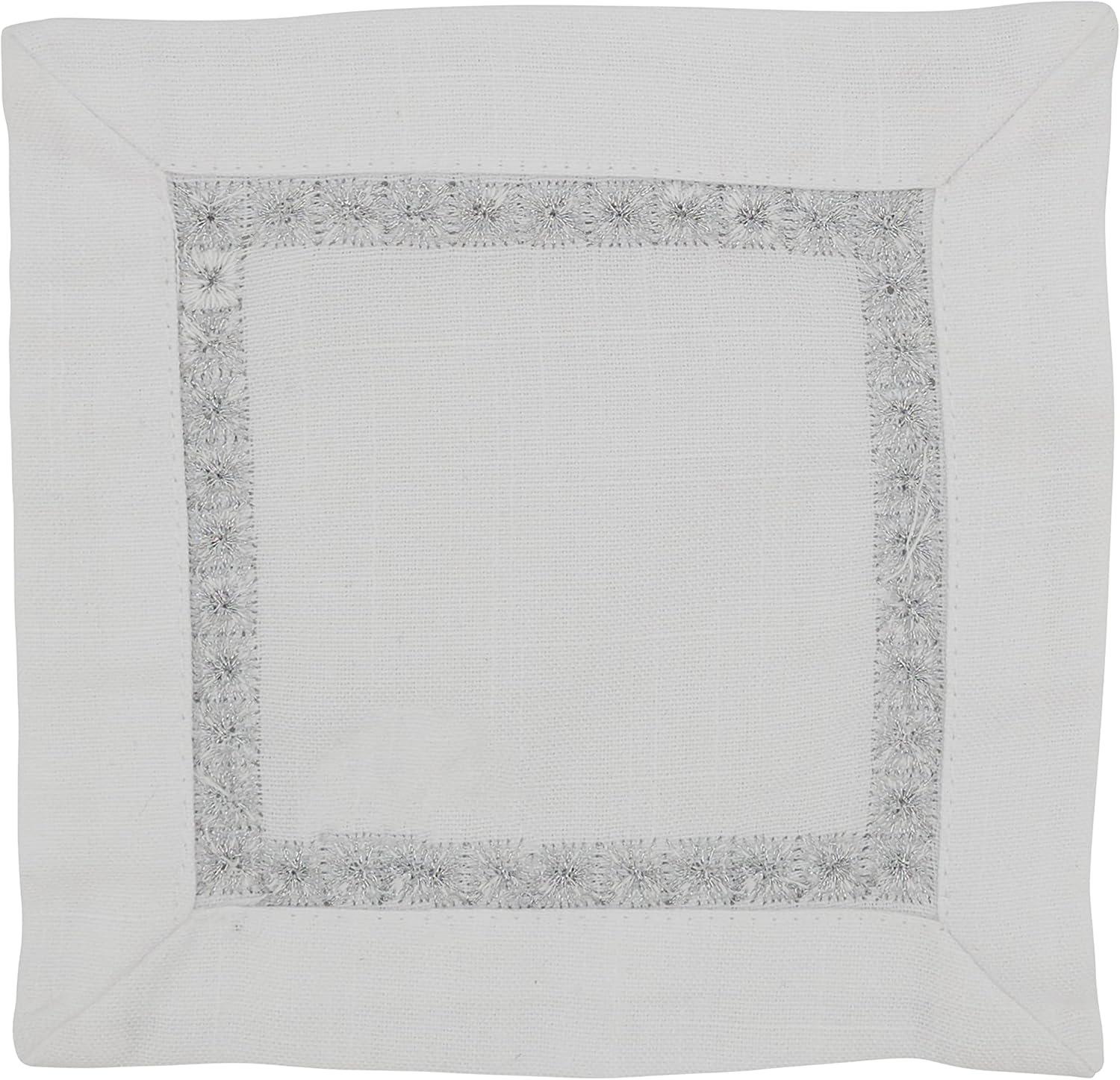 Mayer Polyester Embroidered Square Napkin