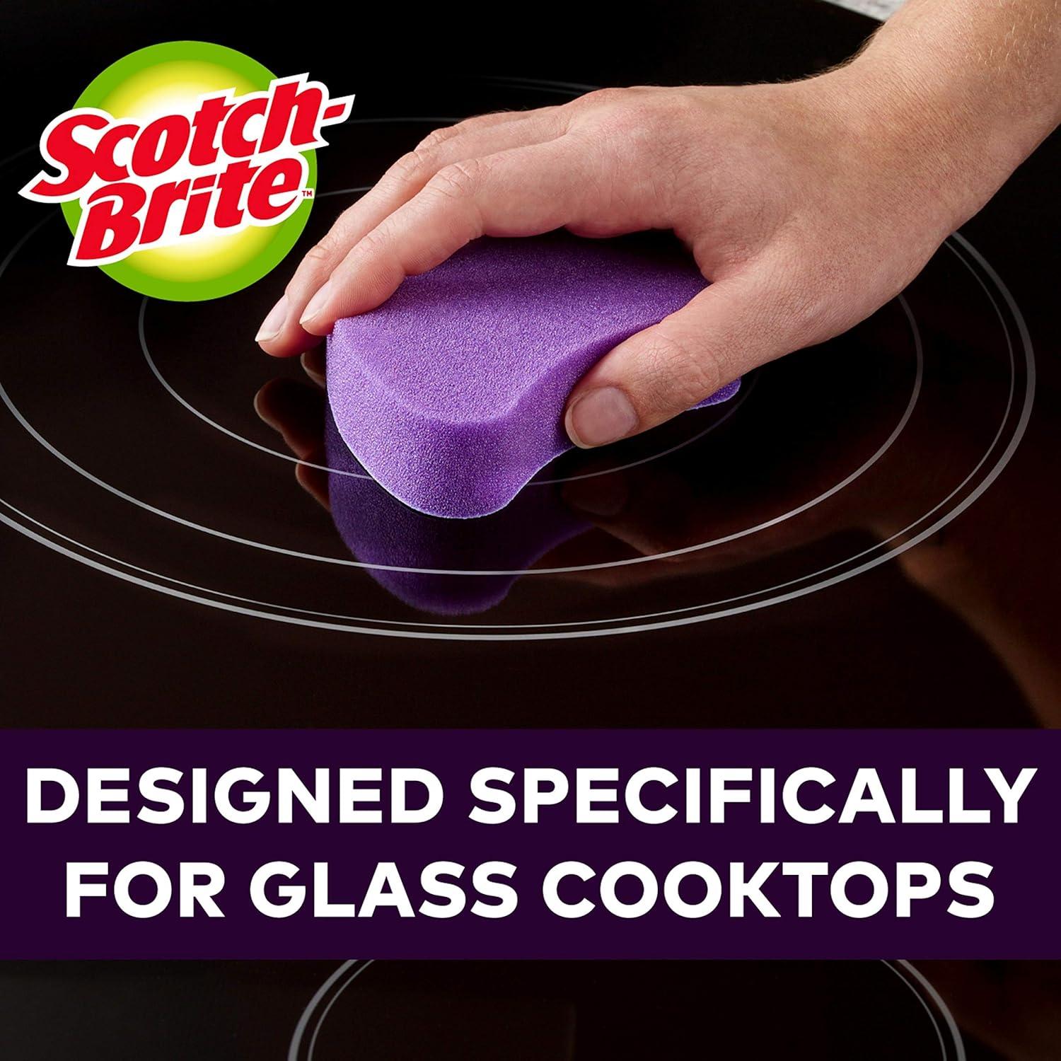 Scotch-Brite Non-Scratch Glass Cooktop Cleaning Pad, 2 Pads