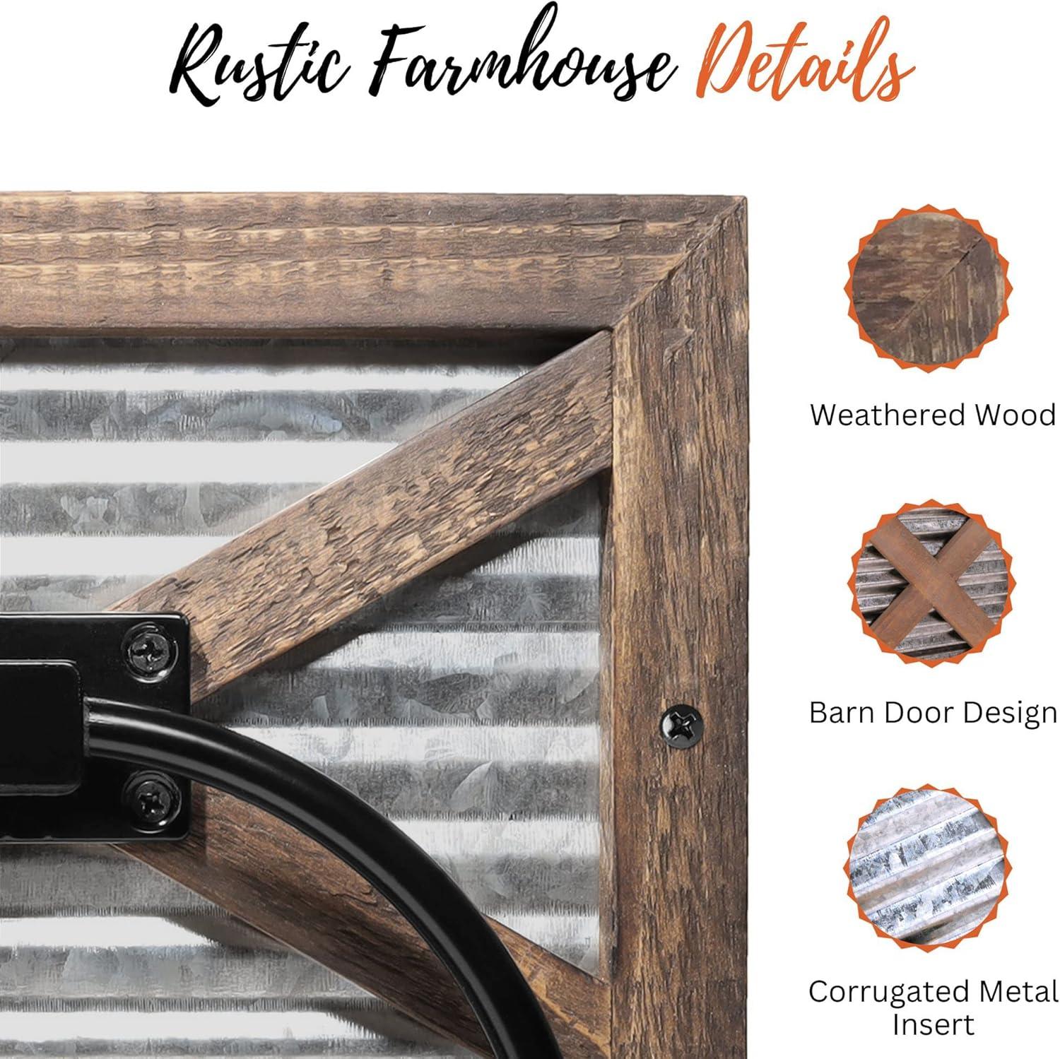 Rustic Farmhouse Décor Bathroom Towel Ring For Wall