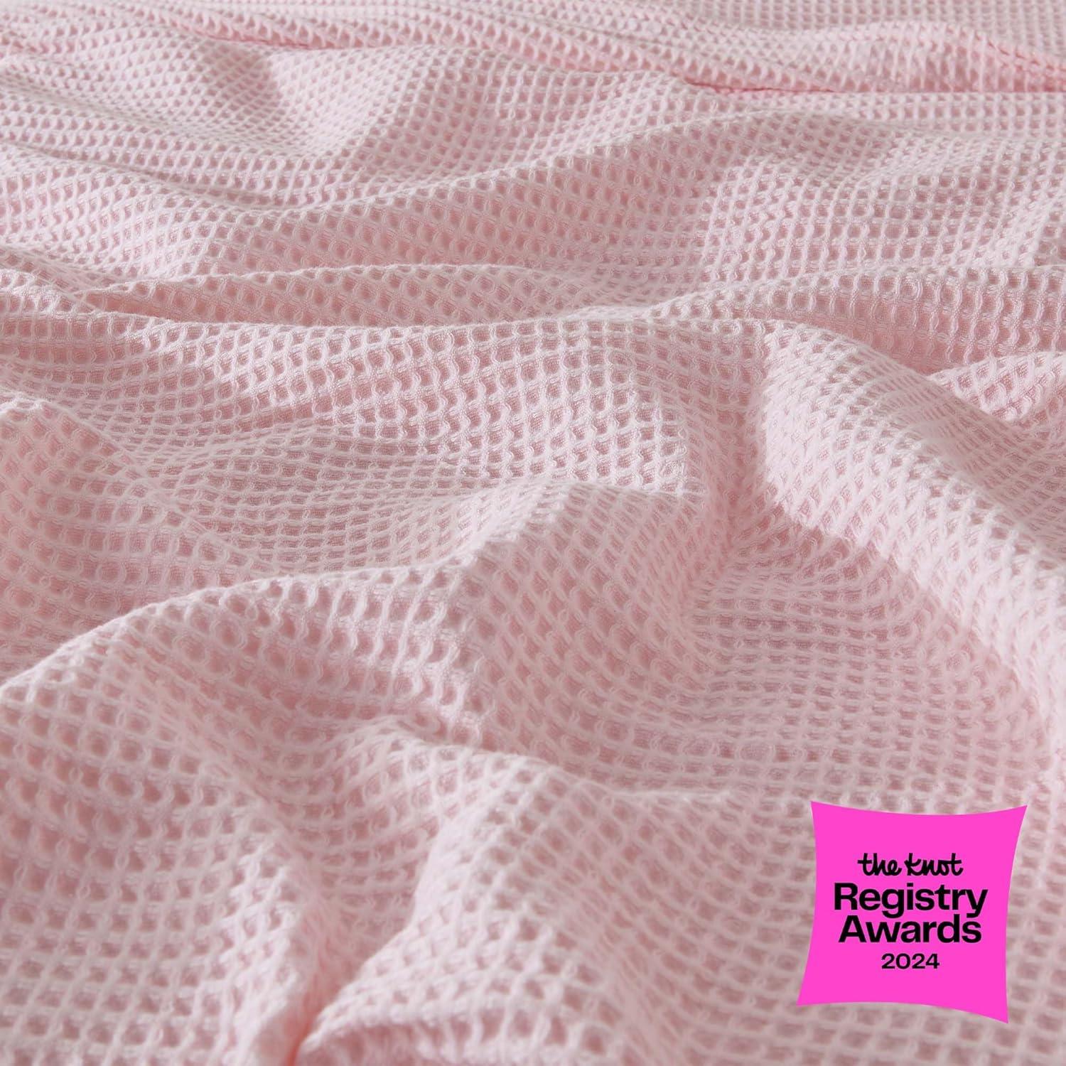 100% Cotton Waffle Weave Blanket