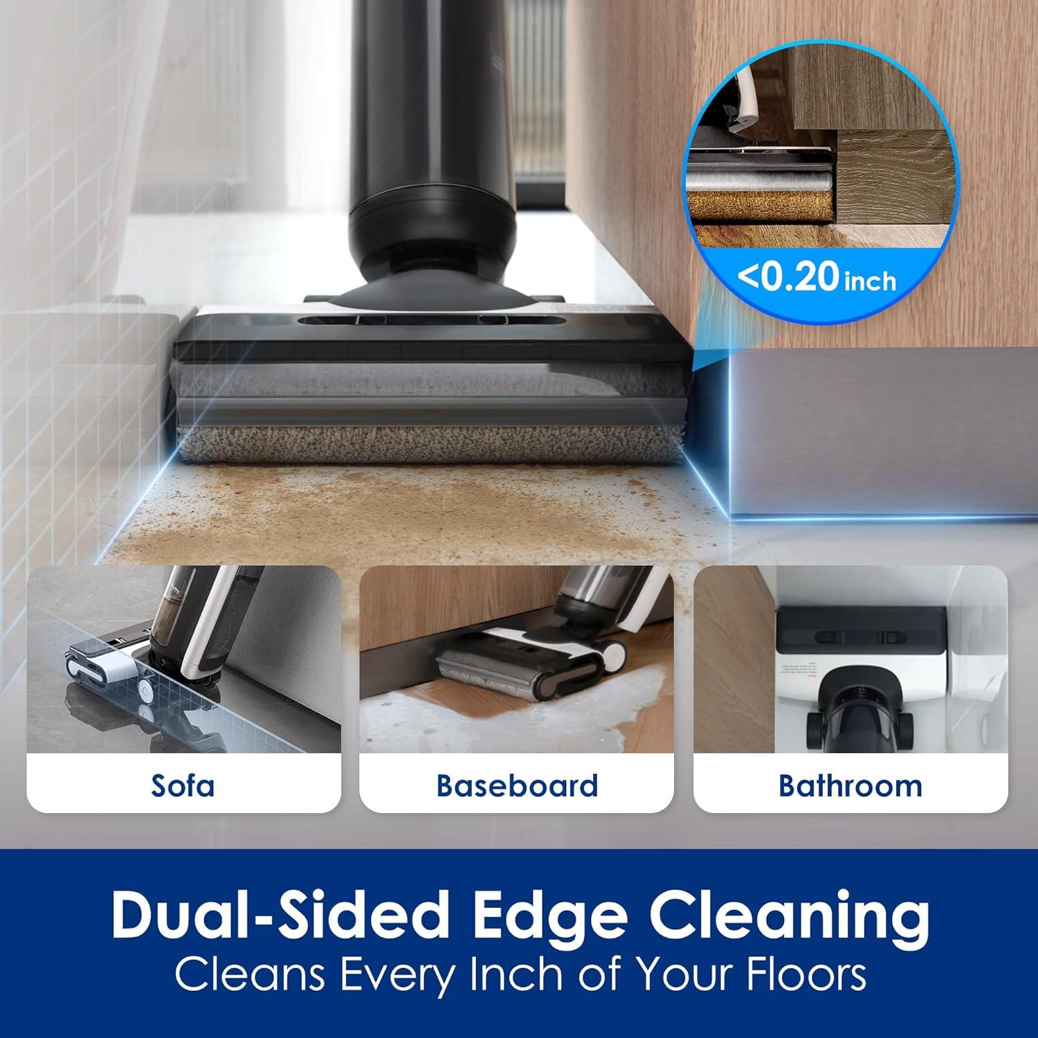 Tineco Cordless White Wet Dry Vacuum Cleaner with LED Display