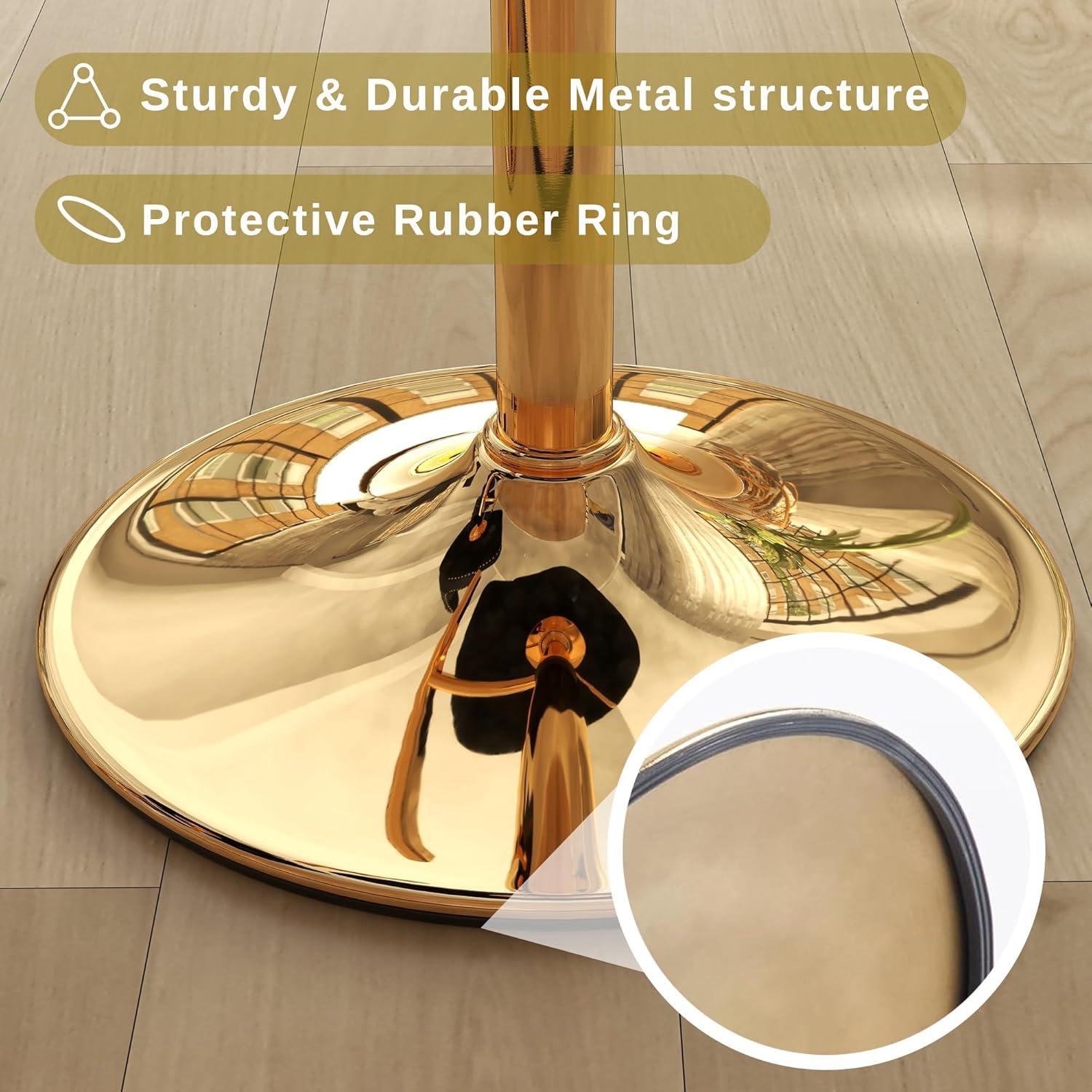 Bar Stools Set of 2, Swivel Barstools with Nailheads Trim, Velvet Button Tufted Back and Golden Footrest, Adjustable Counter Height Bar Stools for Kitchen Counter,Home Bar,Pub, Beige