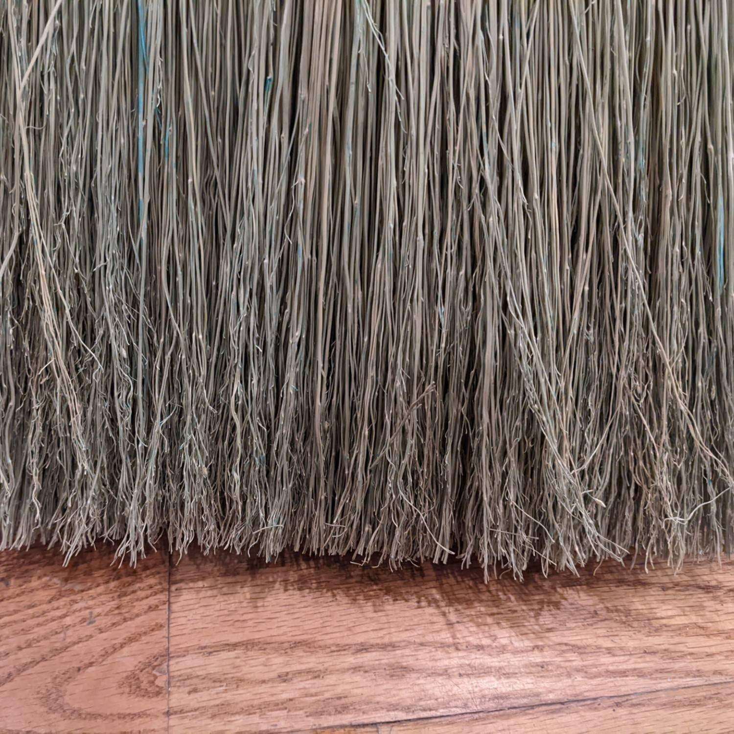 Stoltzfus Brooms & Carpets Amish-Made House Broom - Authentic Corn Straw Broom with Hardwood Handle, Natural, 55 inches