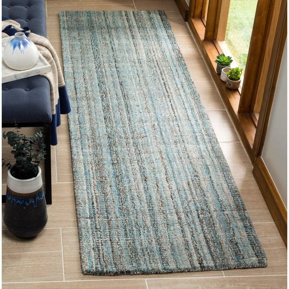 Abstract ABT141 Handmade Indoor Area Rug - Ivory/Beige - 6'x9' - Safavieh