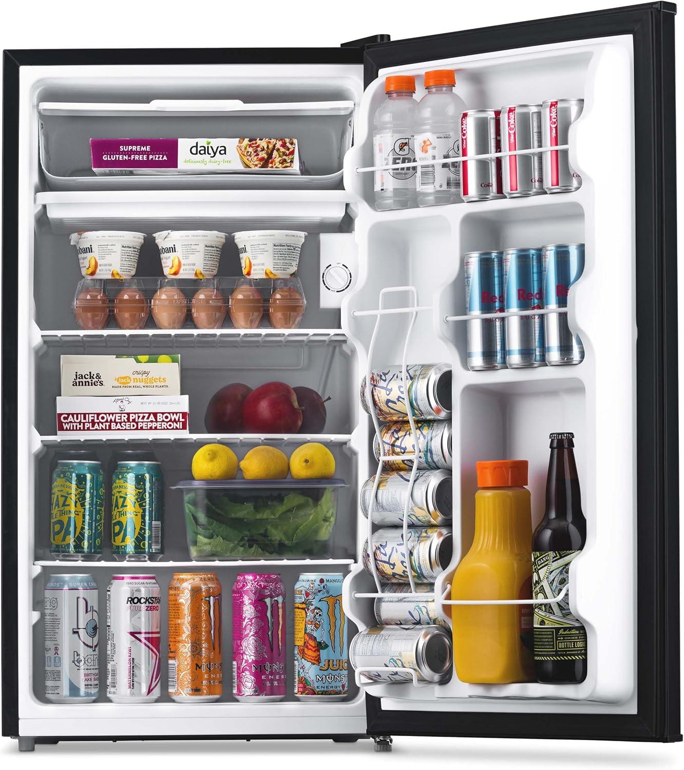 Newair Newair 3.3 Cu. Ft. Compact Mini Refrigerator With Freezer, Can Dispenser