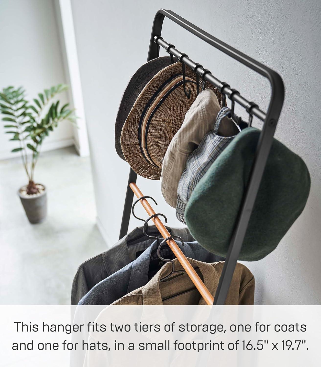 Yamazaki Home Steel 8 - Hook Freestanding Coat Rack