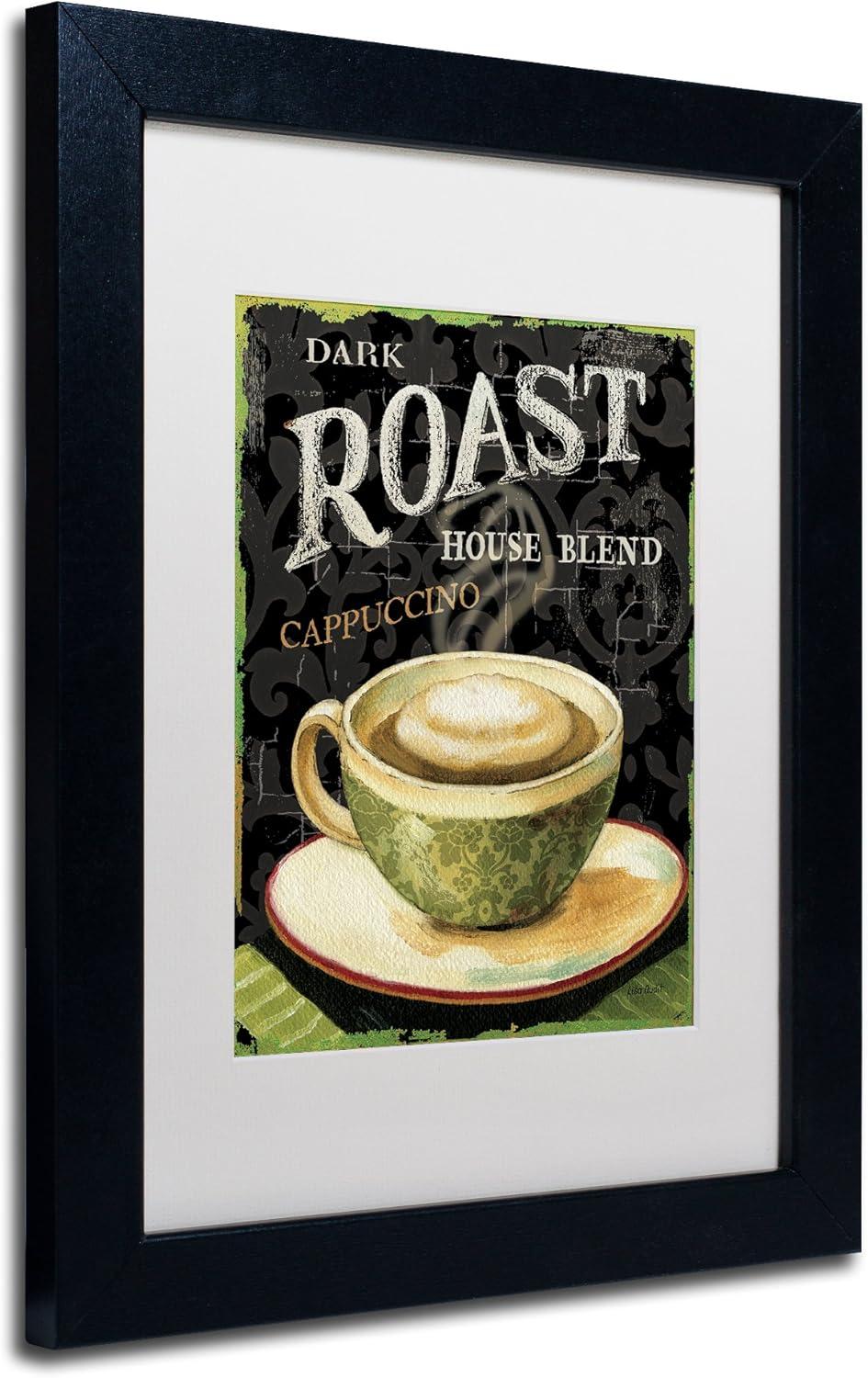 Today's Coffee III Framed Canvas Print with Black Frame