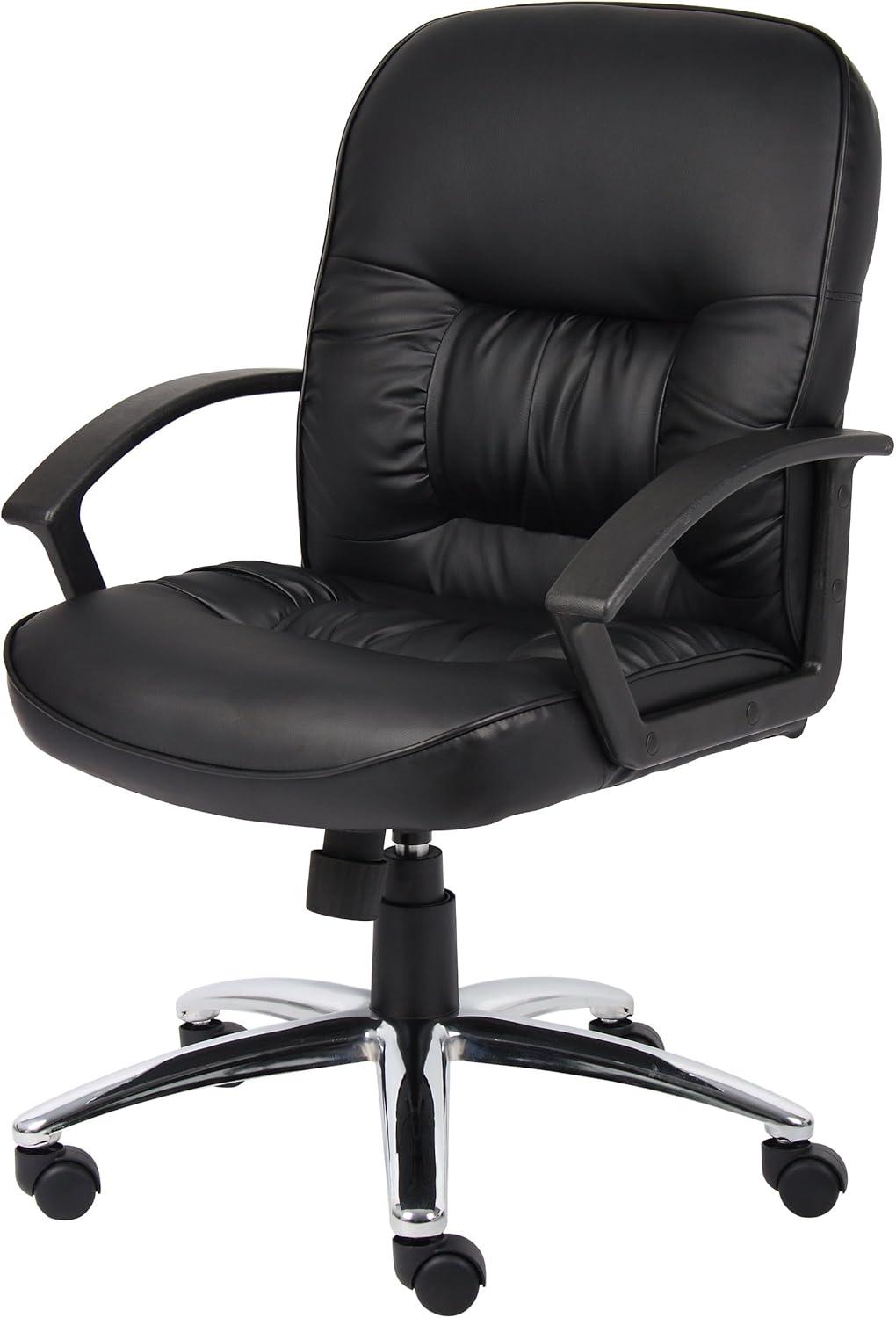 Boss Office Products Ergonomic Vinyl Executive Chair