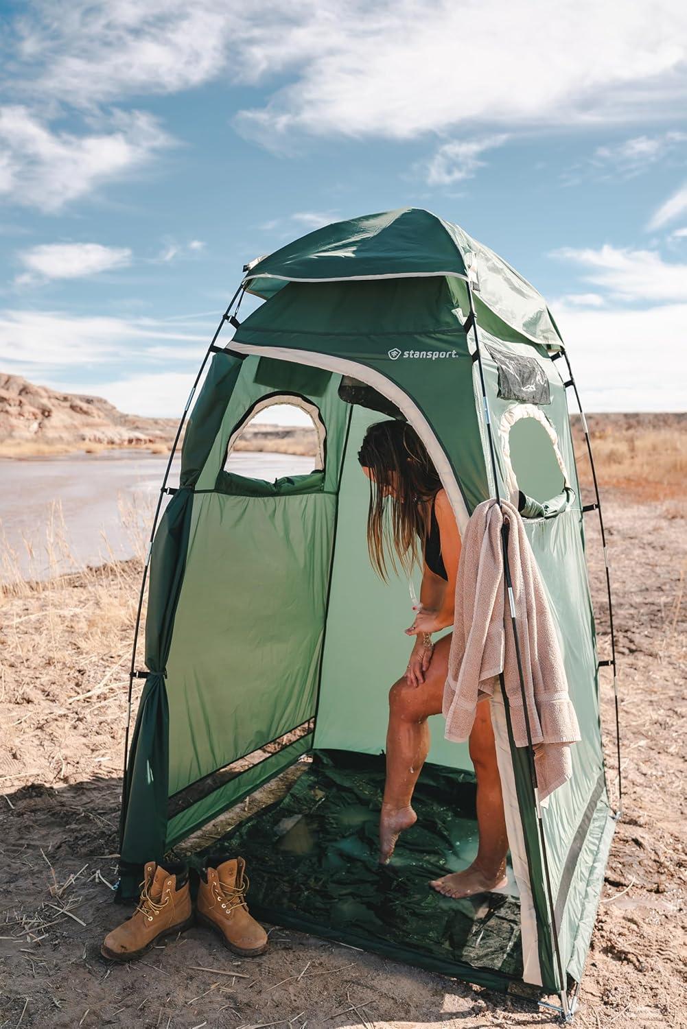 Stansport Solar Heated Jumbo 5 Gal Camper's Shower