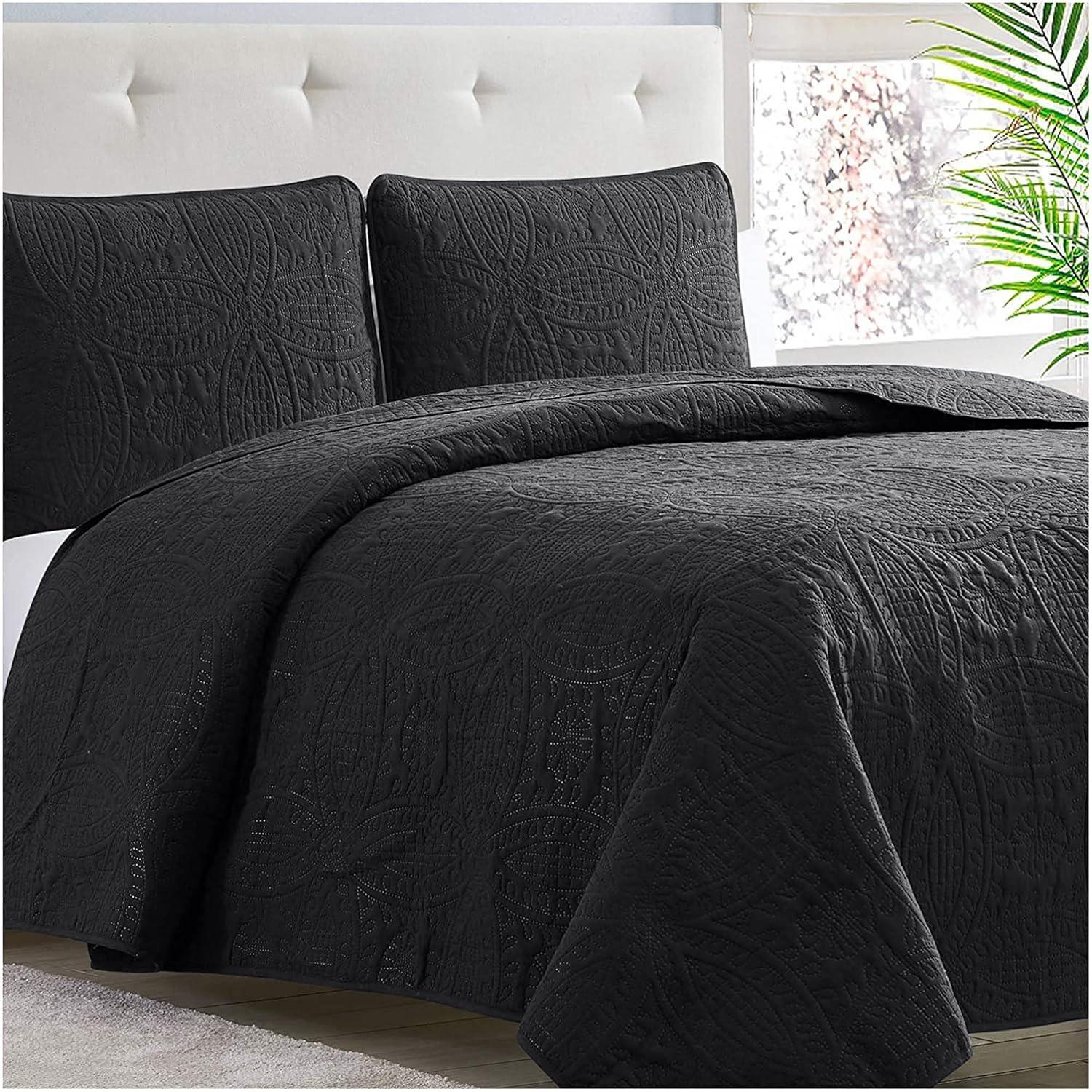 Mellanni Ultrasonic Quilted Coverlet Set