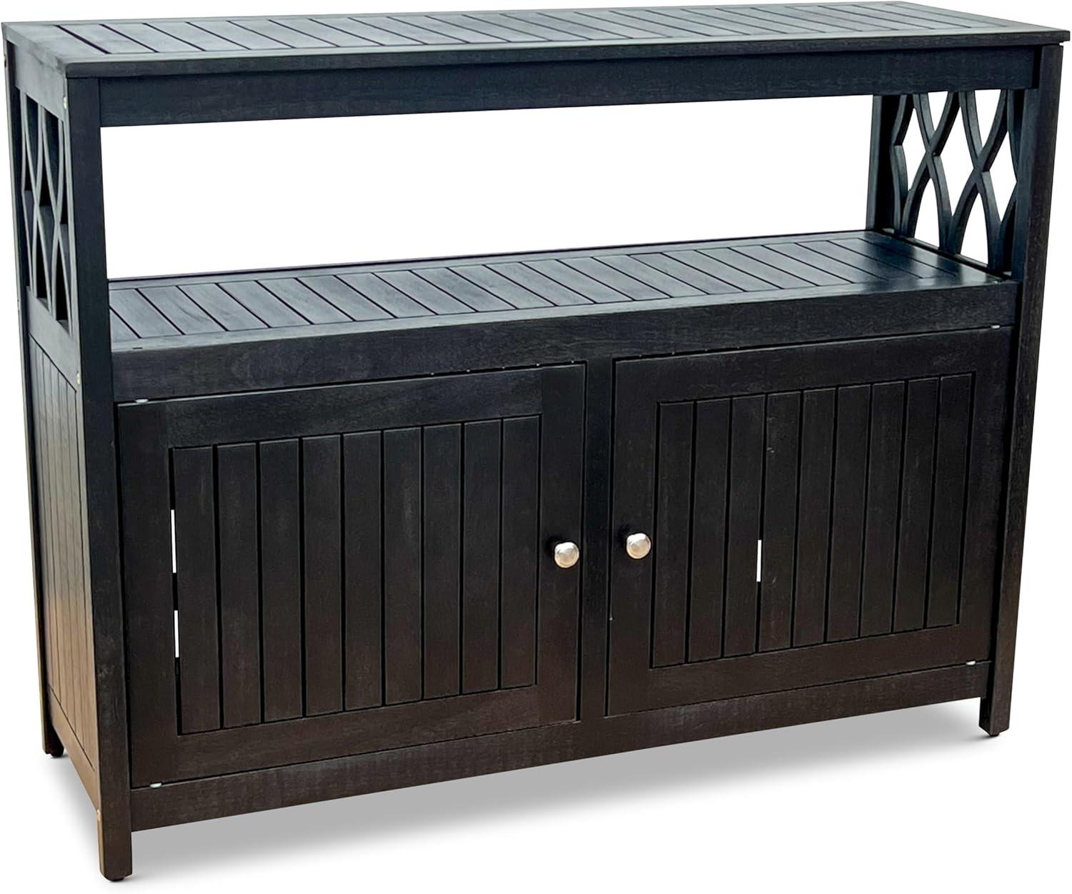 DTY Outdoor Living Longs Peak Eucalyptus Sideboard, Espresso
