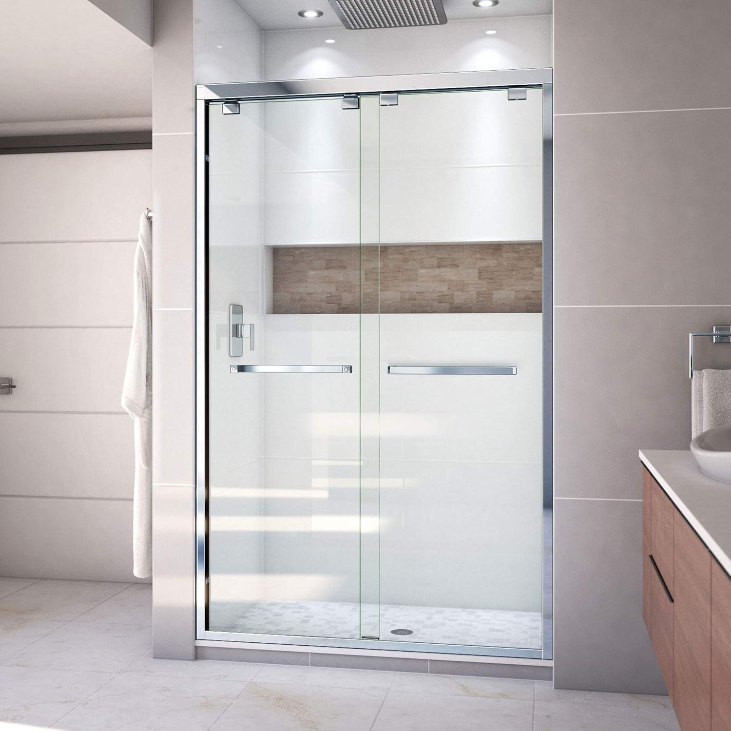 Encore 44" W x 76" Frameless Shower Door with ClearMax Technology