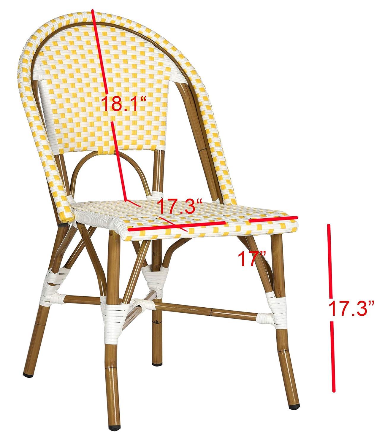 Casidy Polyethylene (PE) Wicker Wicker Outdoor Dining Side Chair