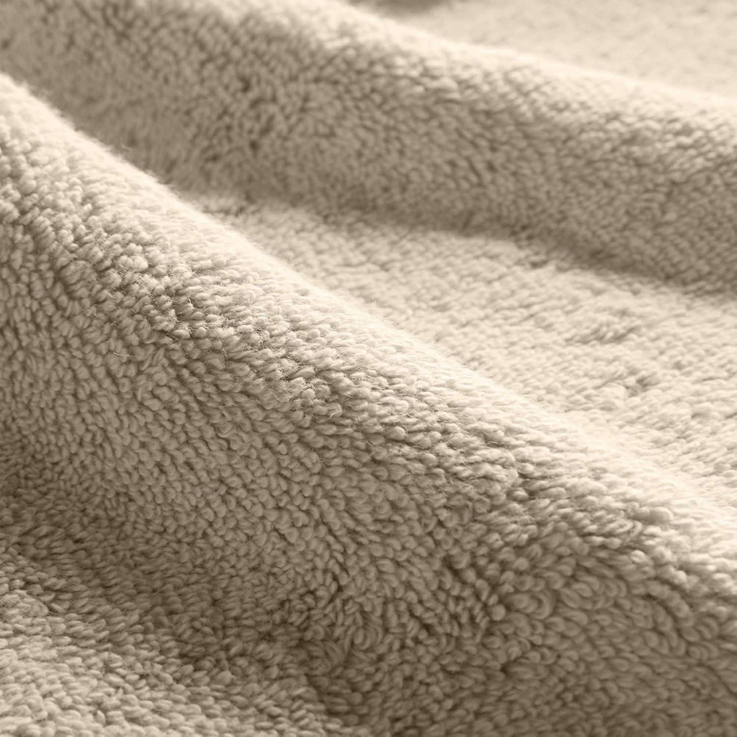 Italic Ultraplush 100% Australian Cotton Towels - Set of 2 Luxury Bath Towels, Quick Dry Plush and Absorbent, Heavy Duty Large Bath Towels, 800GSM Towels for Bathroom & Spa (Sand)