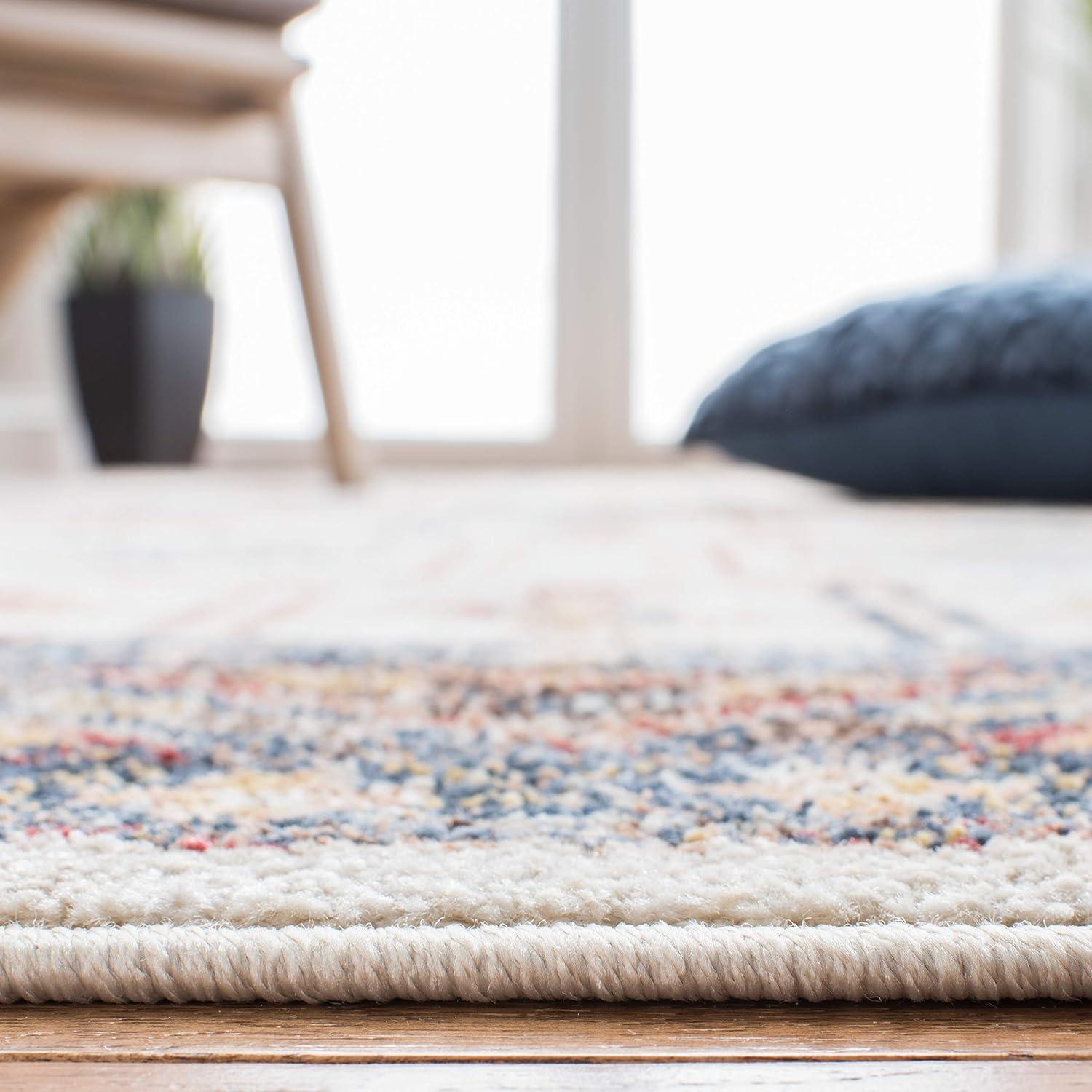 Bijar BIJ653 Power Loomed Indoor Area Rug - Ivory/Brown - 8'x10' - Safavieh
