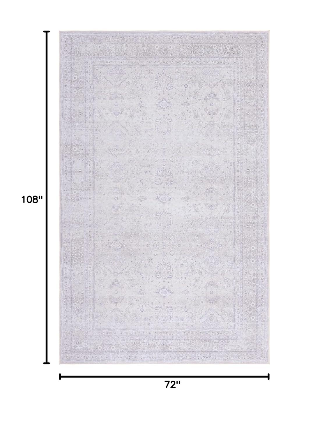 Tucson TSN199 Power Loomed Machine Washable Area Rug - Beige/Beige - 6'x9' - Safavieh.