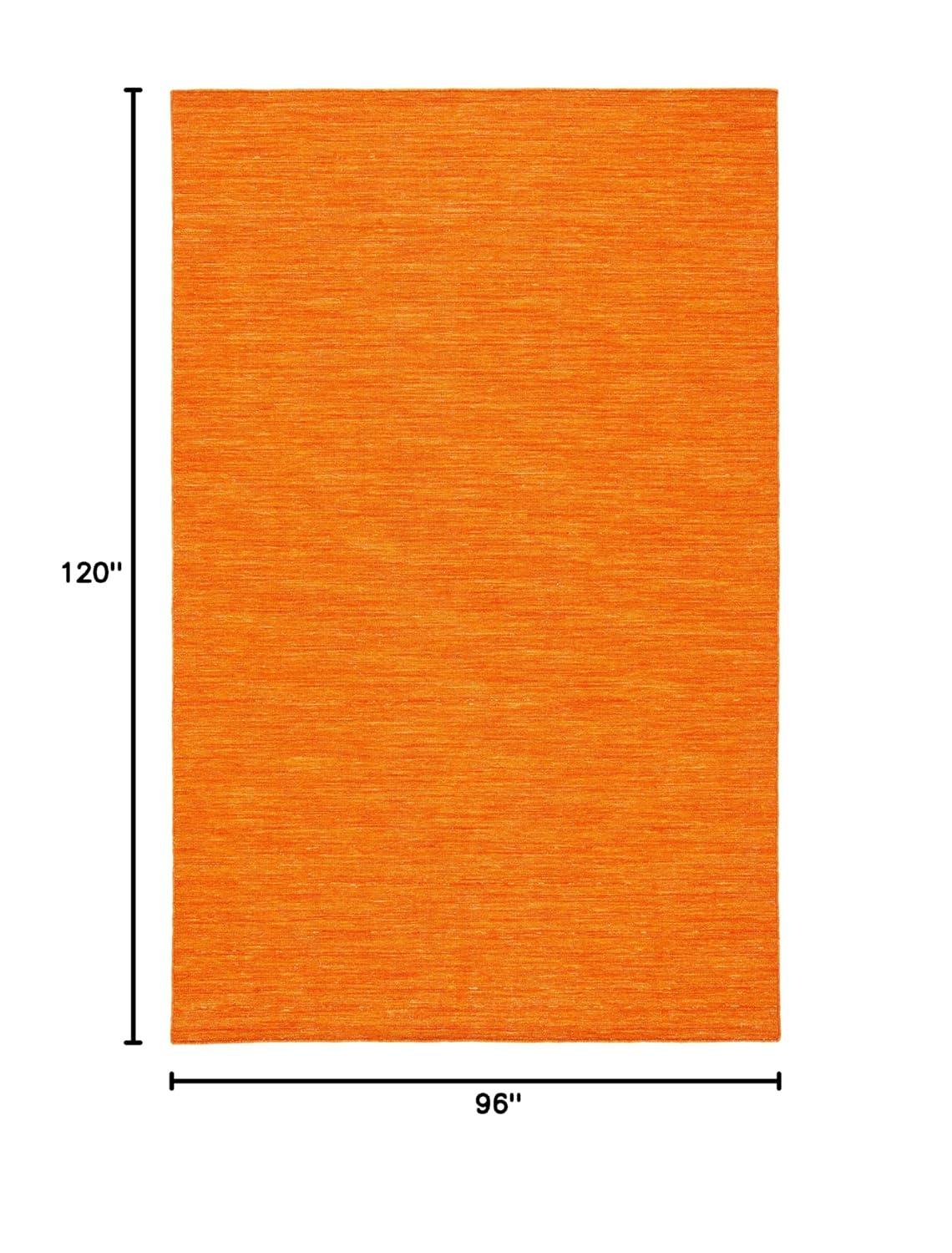Kilim KLM850 Hand Loomed Area Rug - Orange - 8'x10' - Safavieh