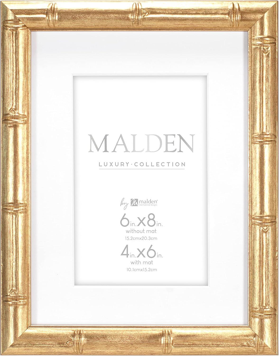 Malden Gold Picture Frame with Mat