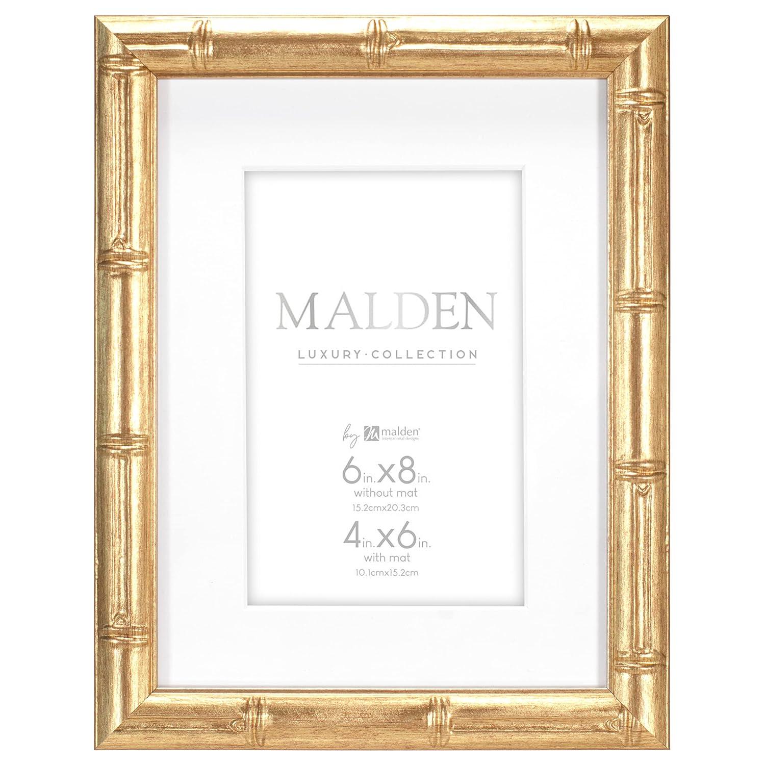 Malden Gold Picture Frame with Mat