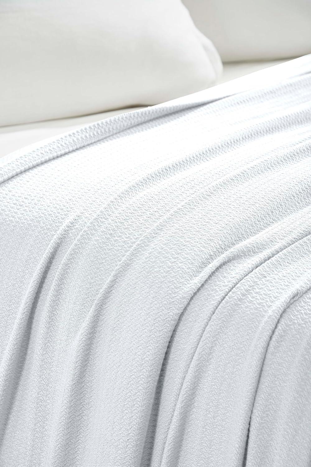Superior Waffle Weave Honeycomb Knit Soft Textured All-Season Cotton Blanket