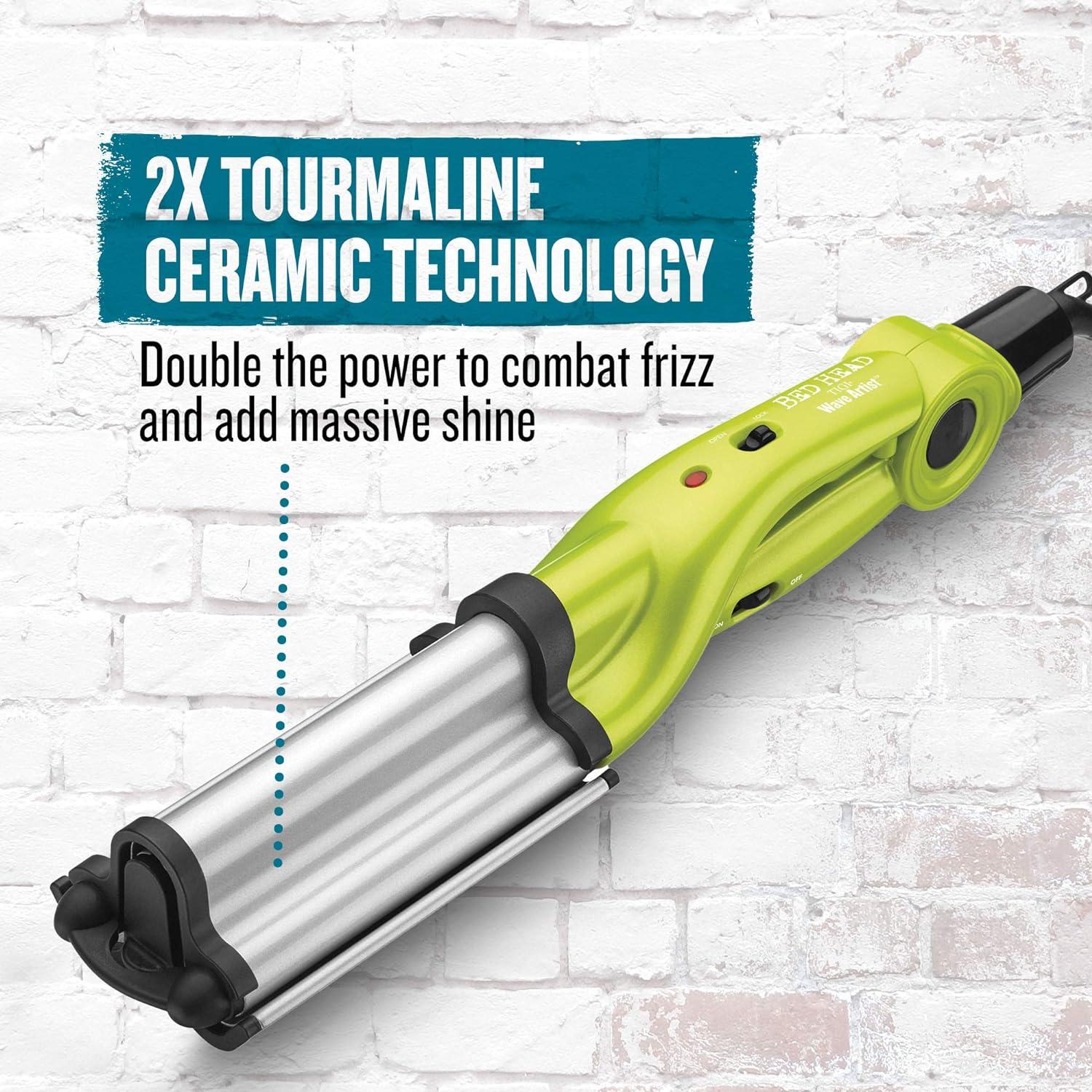 Bed Head Wave Artist Deep Waver | Combat Frizz and Add Massive Shine for Beachy Waves, (Green)