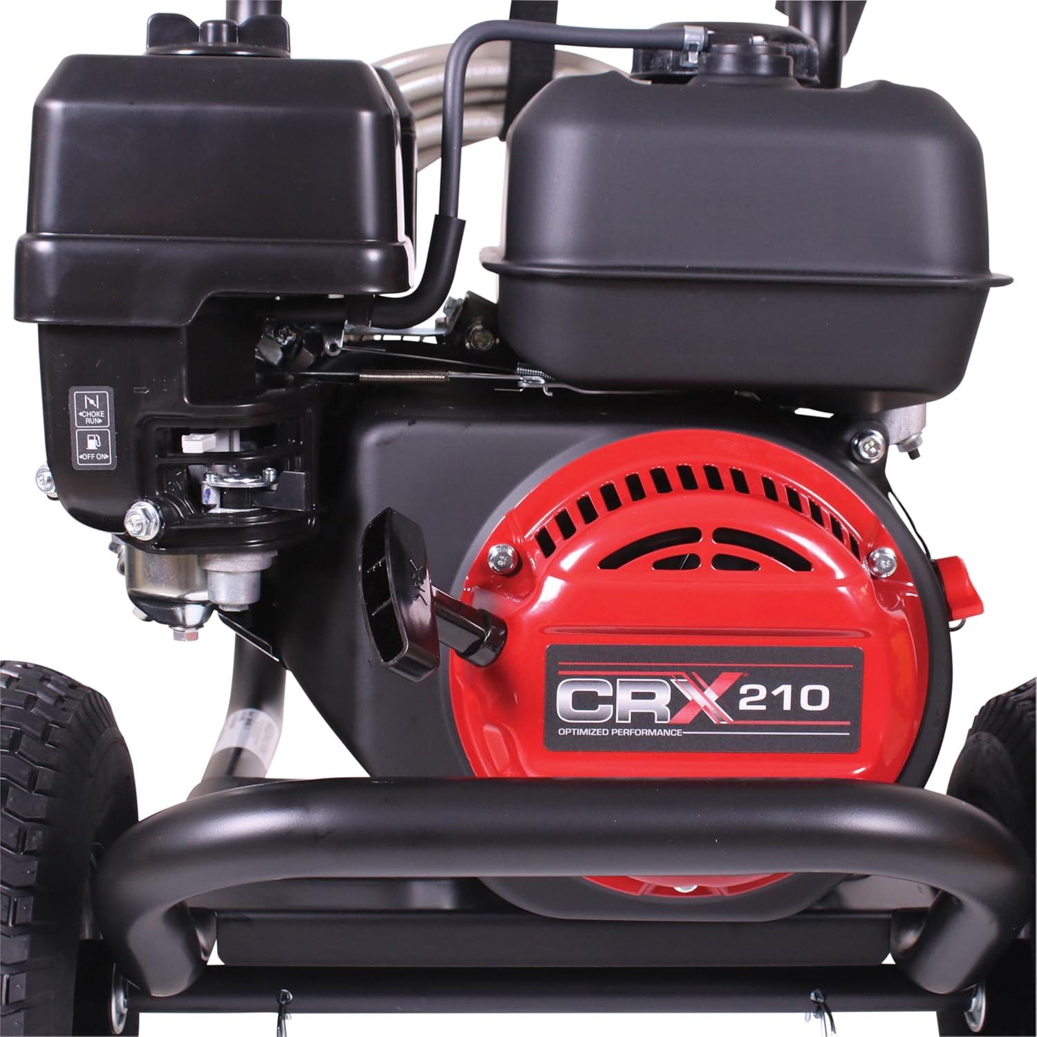 3400 Psi at 2.5 GPM with OEM Technologies™ Axial Cam Pump Cold Water Gas Pressure Washer