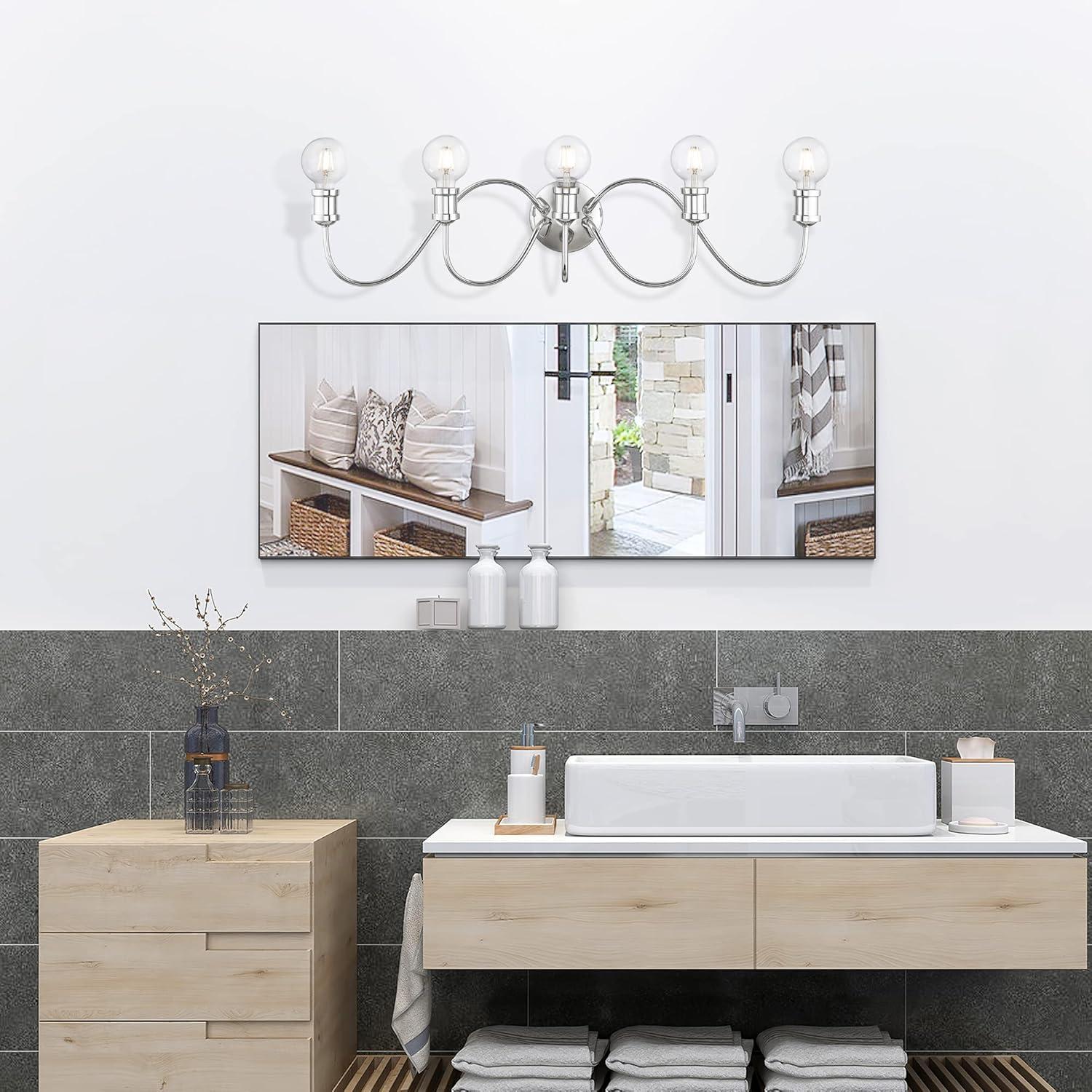 Livex Lighting Lansdale 5 - Light Vanity in  Polished Chrome